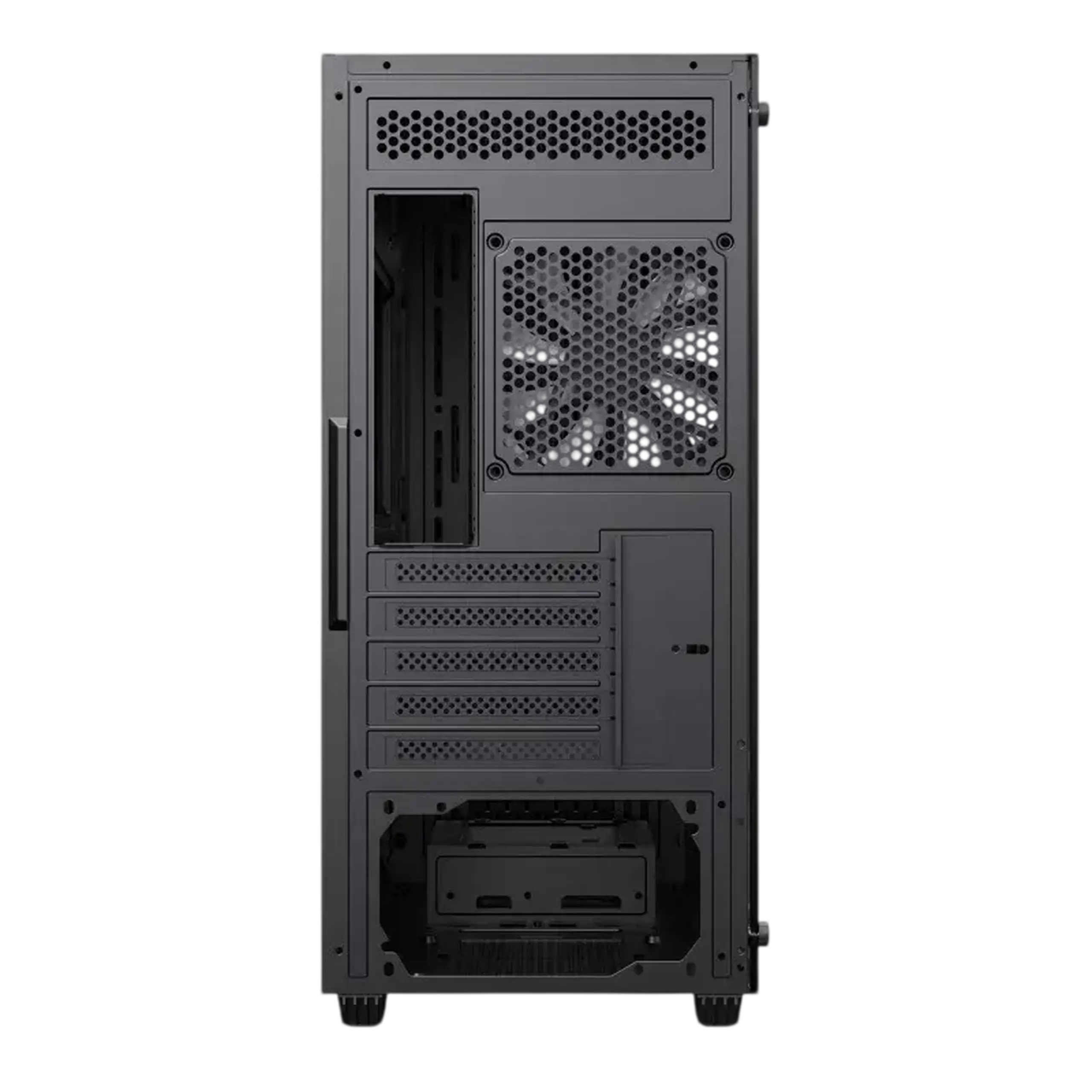 Carcasă PC Gamemax Edge, Micro-ATX, Fără PSU, Negru