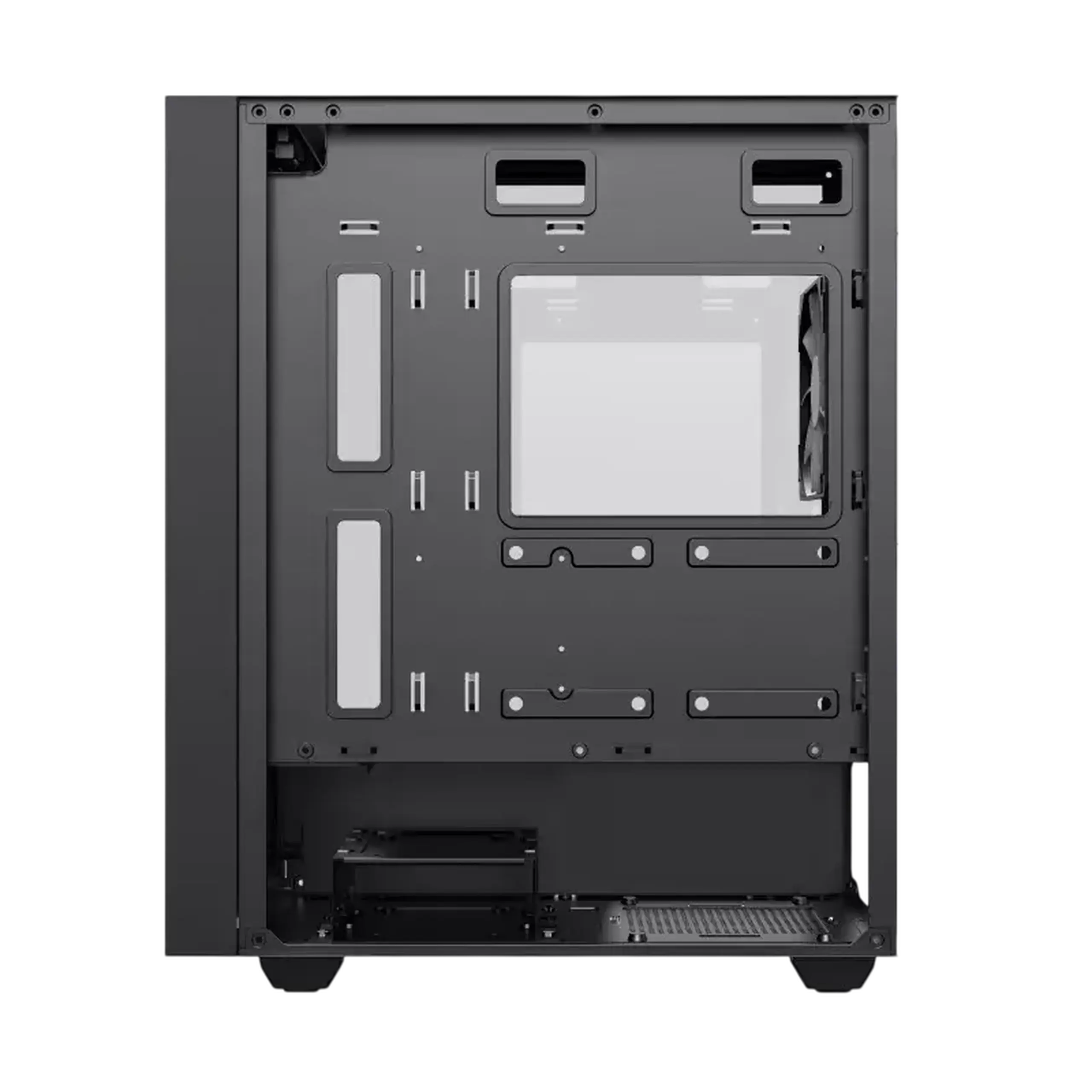 Carcasă PC Gamemax Edge, Micro-ATX, Fără PSU, Negru