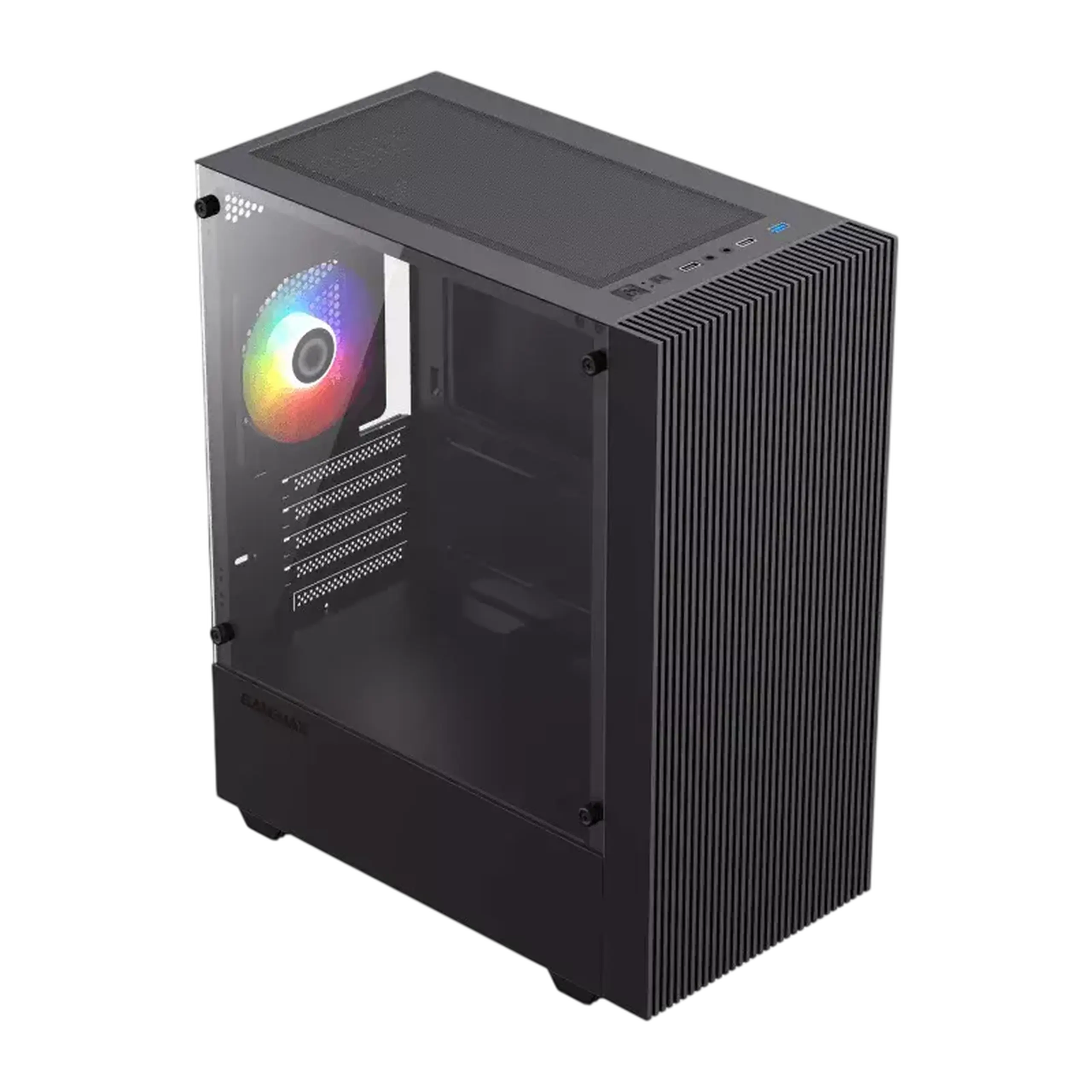 Carcasă PC Gamemax Edge, Micro-ATX, Fără PSU, Negru