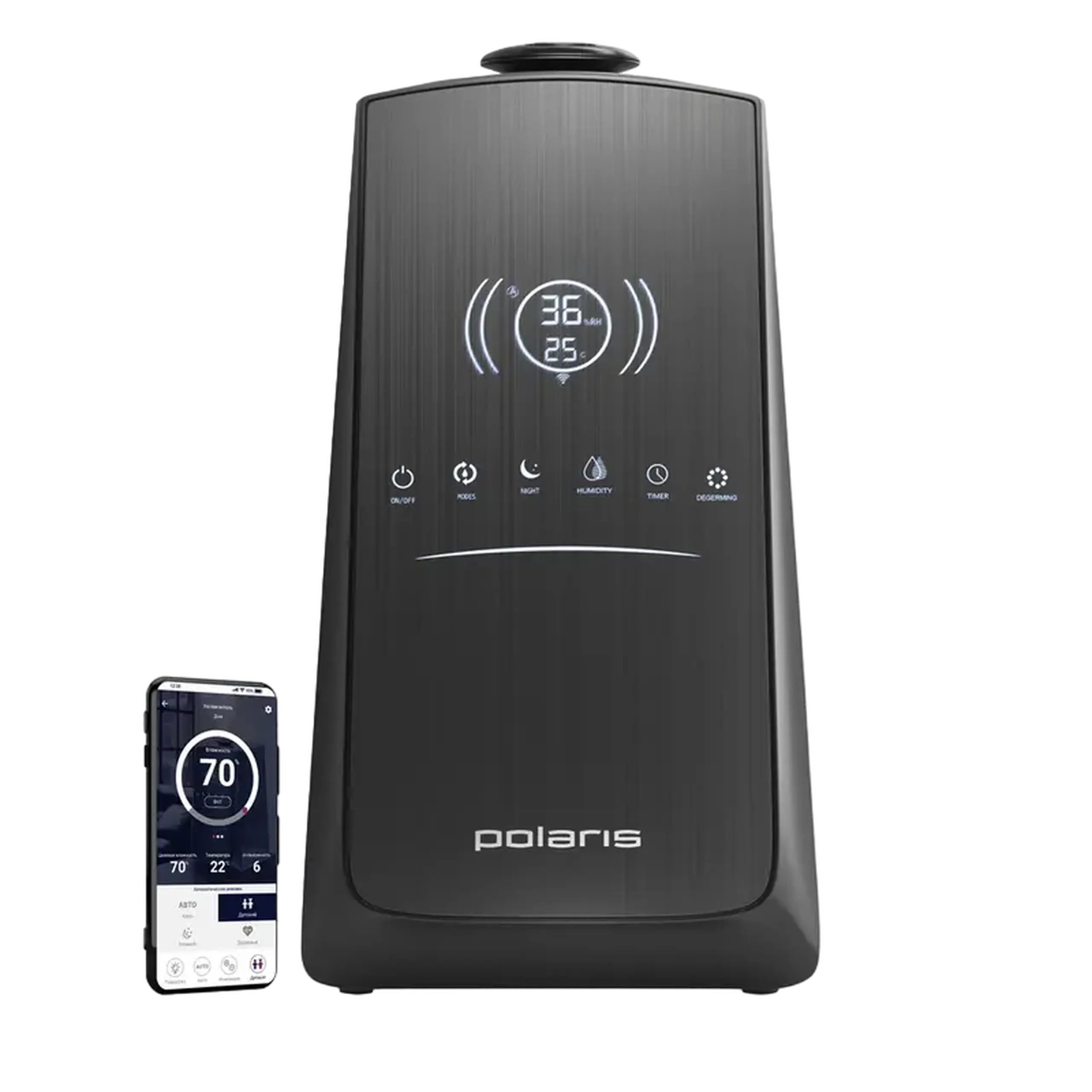 Umidificator de aer Polaris PUH9105, Negru