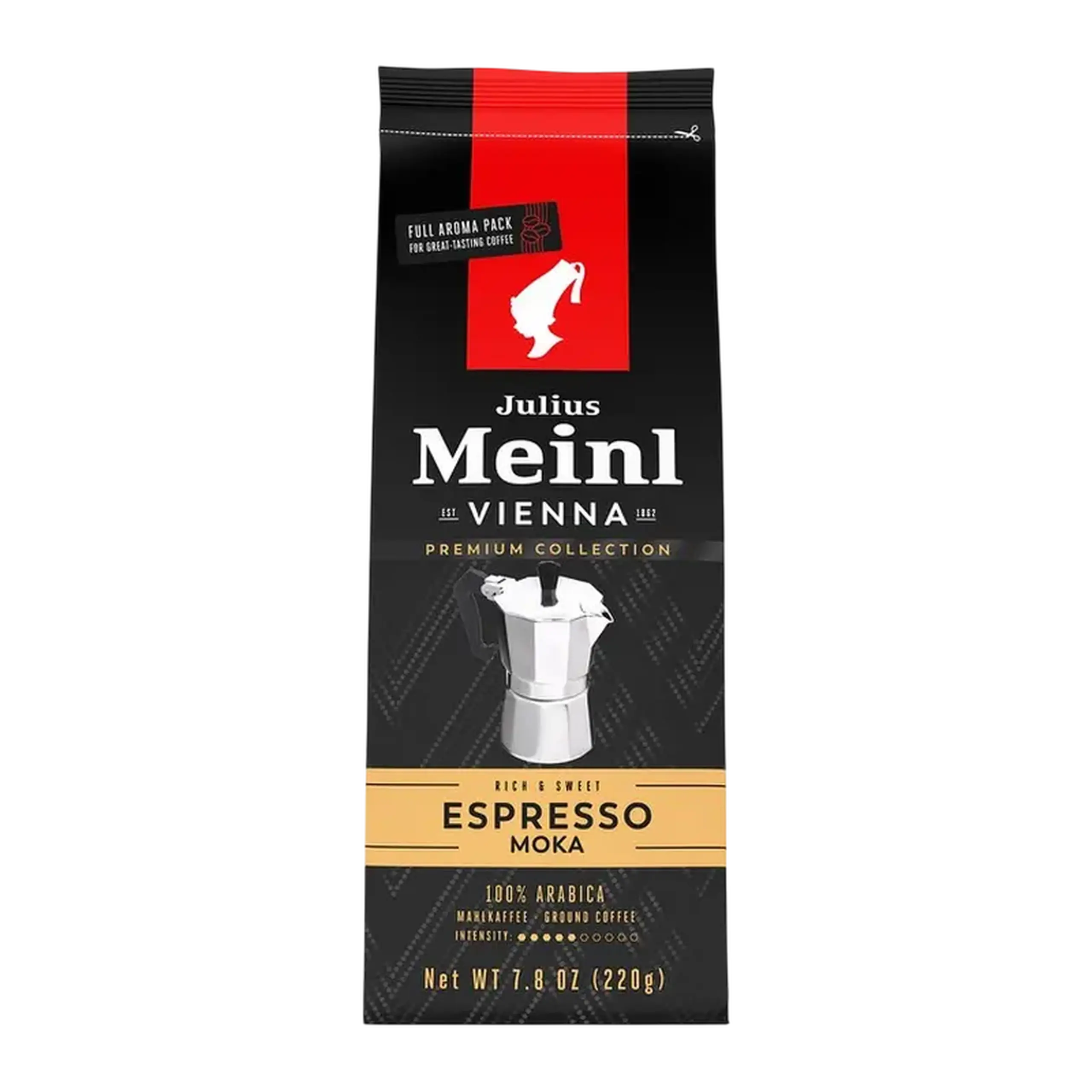 Cafea Julius Meinl Premium Colection Espresso Moka, 220 g
