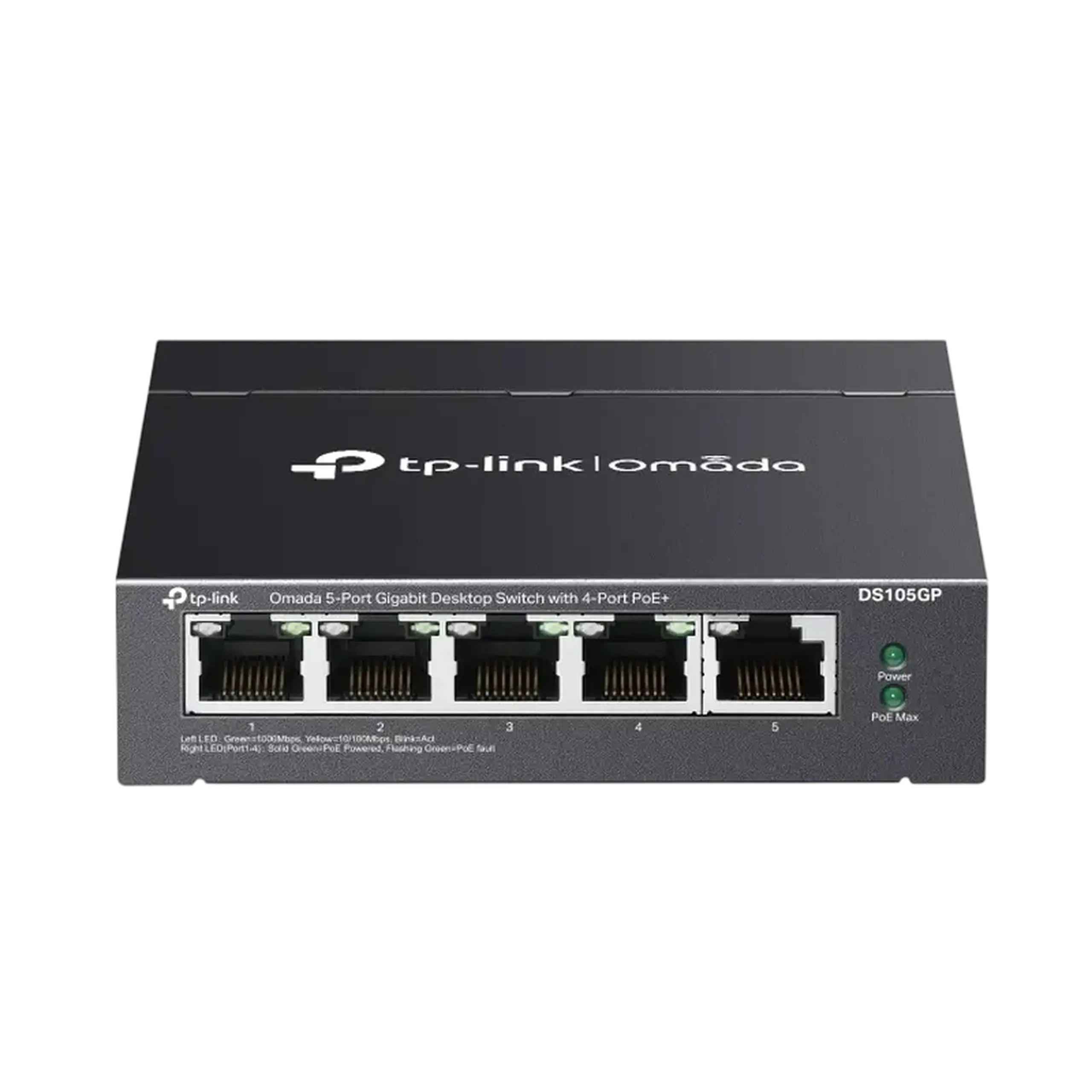 Comutator PoE TP-LINK DS105GP, IEEE 802.3af/at