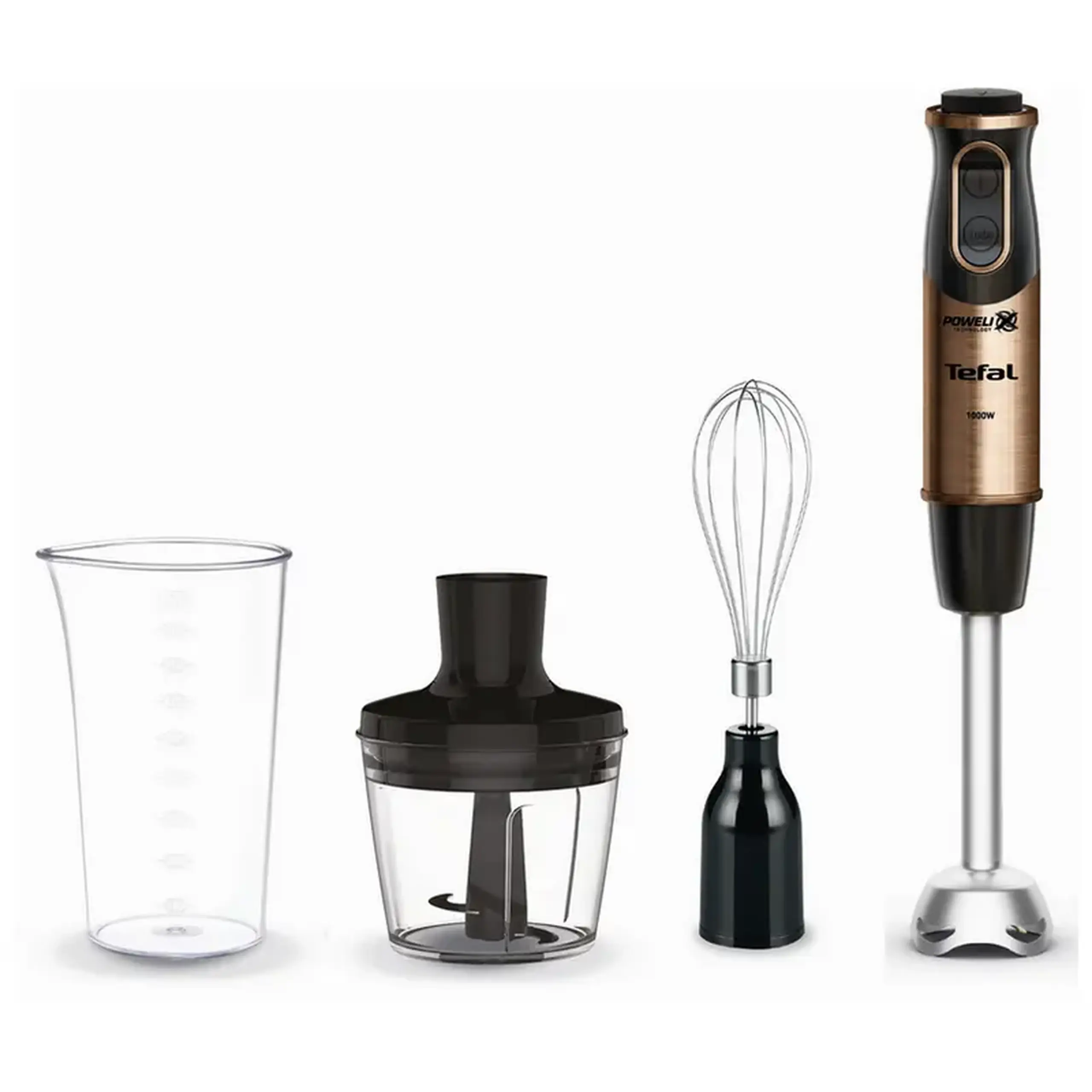 Blender de mână Tefal HB656G10, Negru