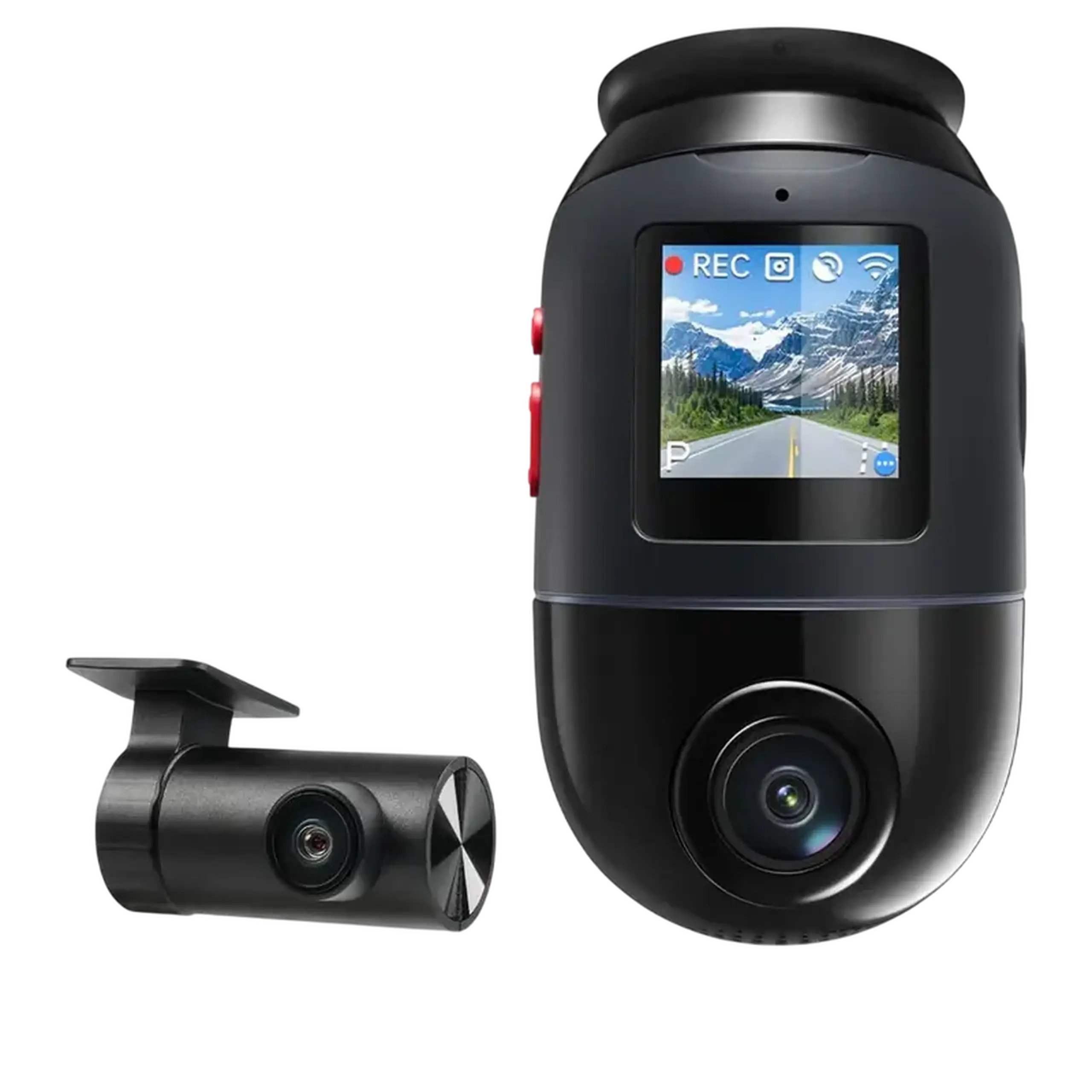 Set Dash Cam față și spate 70mai 4K Omni X800+Rear Cam, Negru