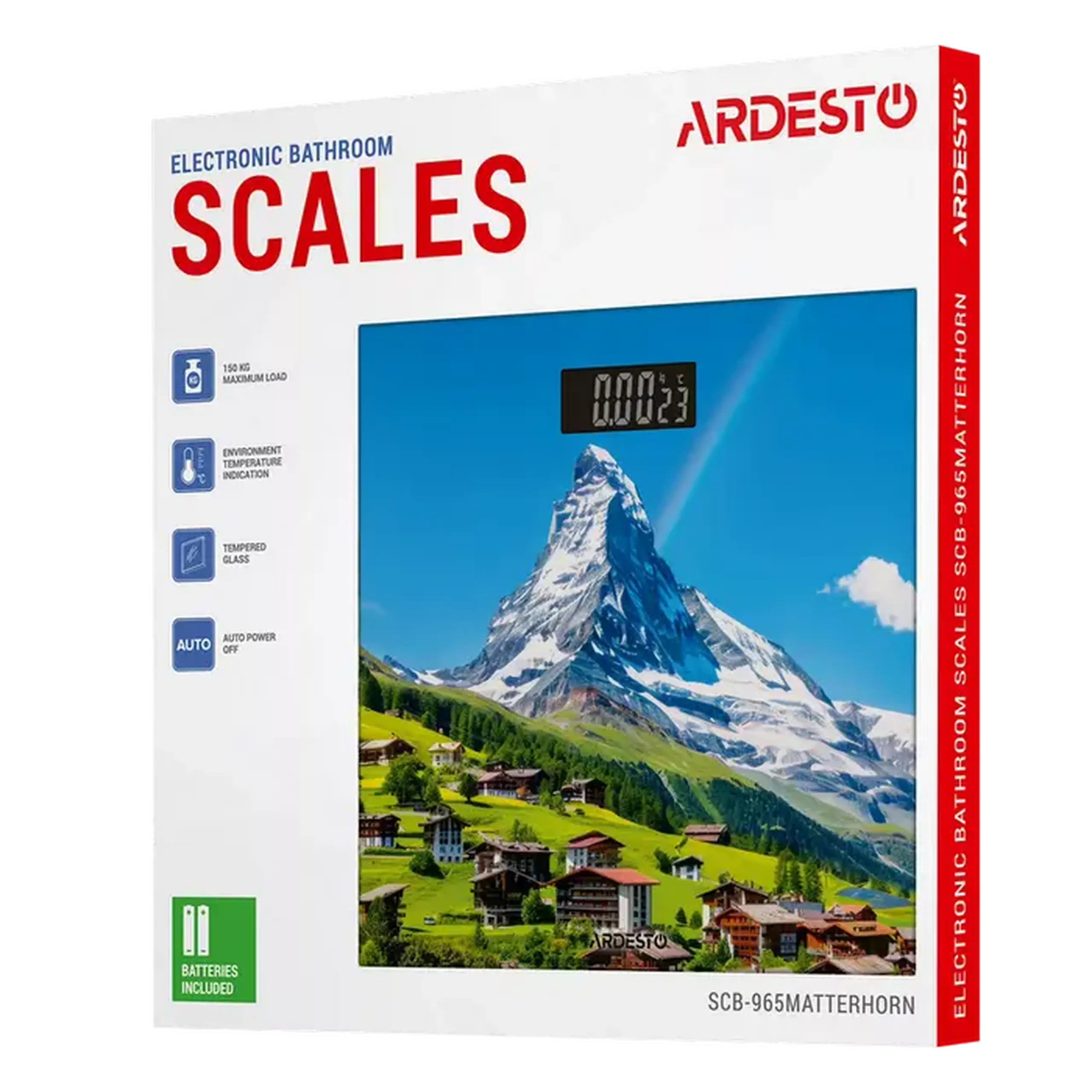 Cântar de podea Ardesto SCB-965MATTERHORN, Multicolor