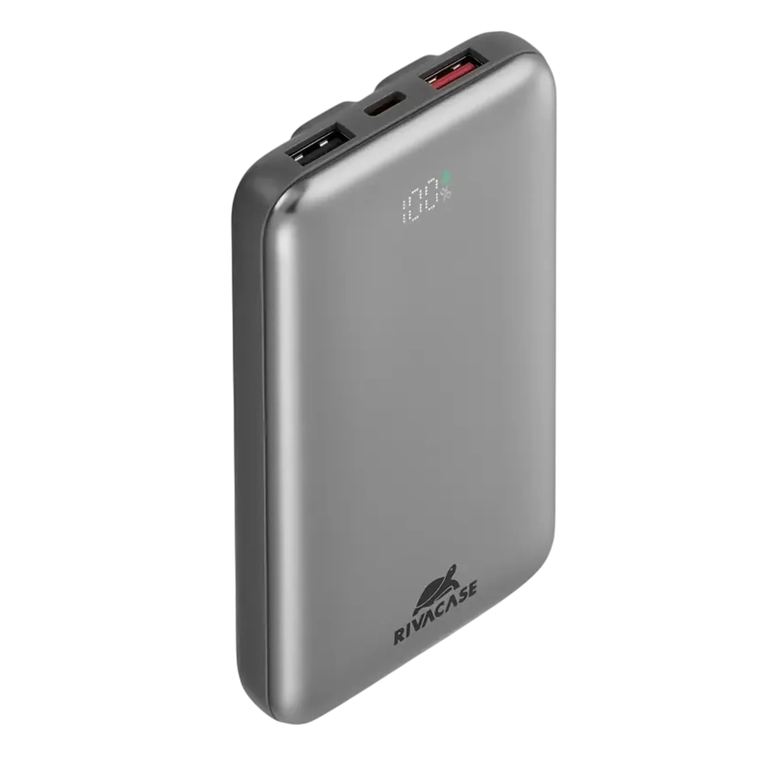 Acumulator extern Rivacase VA2611, 10000mAh, Gri