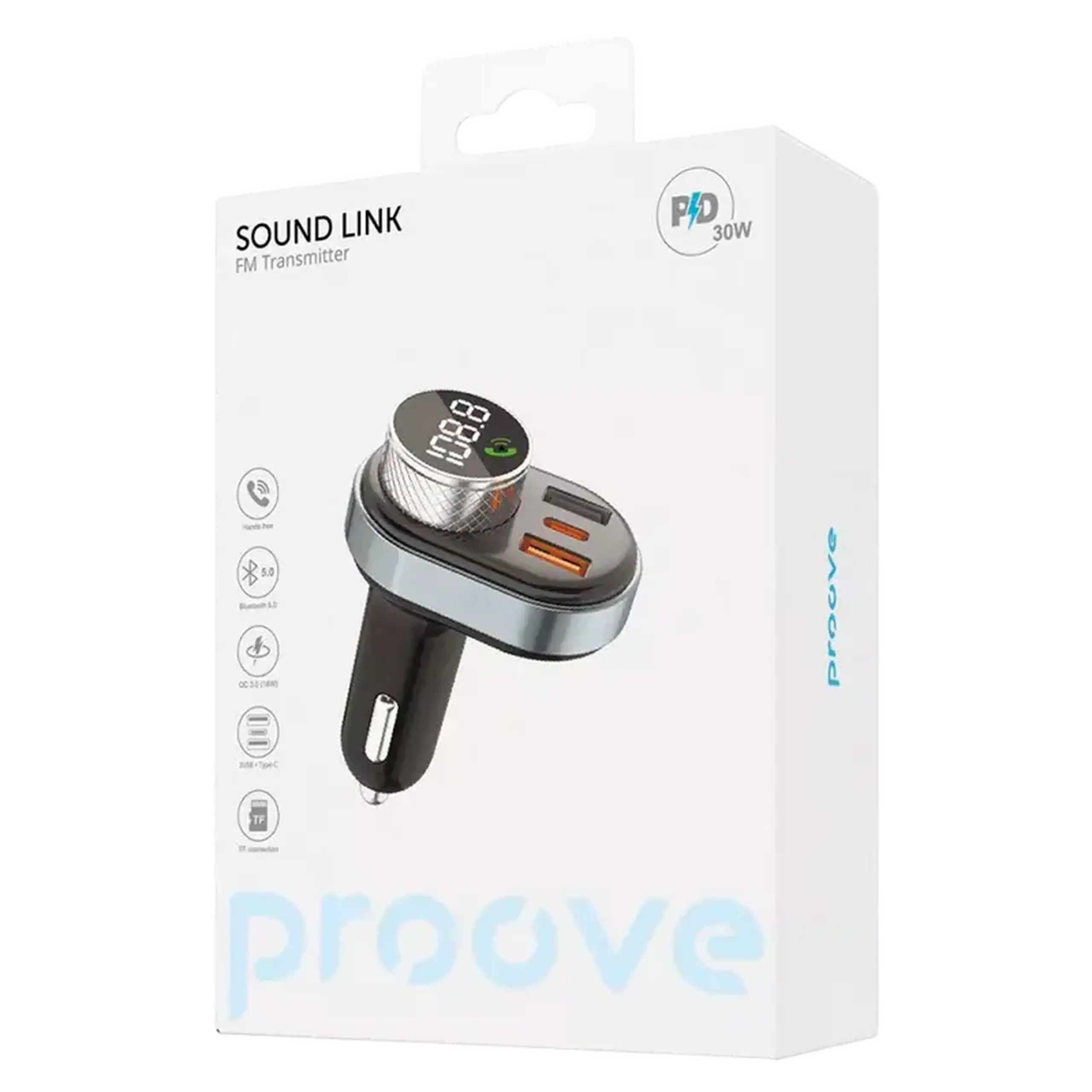 Modulator FM Proove Sound Link, Negru