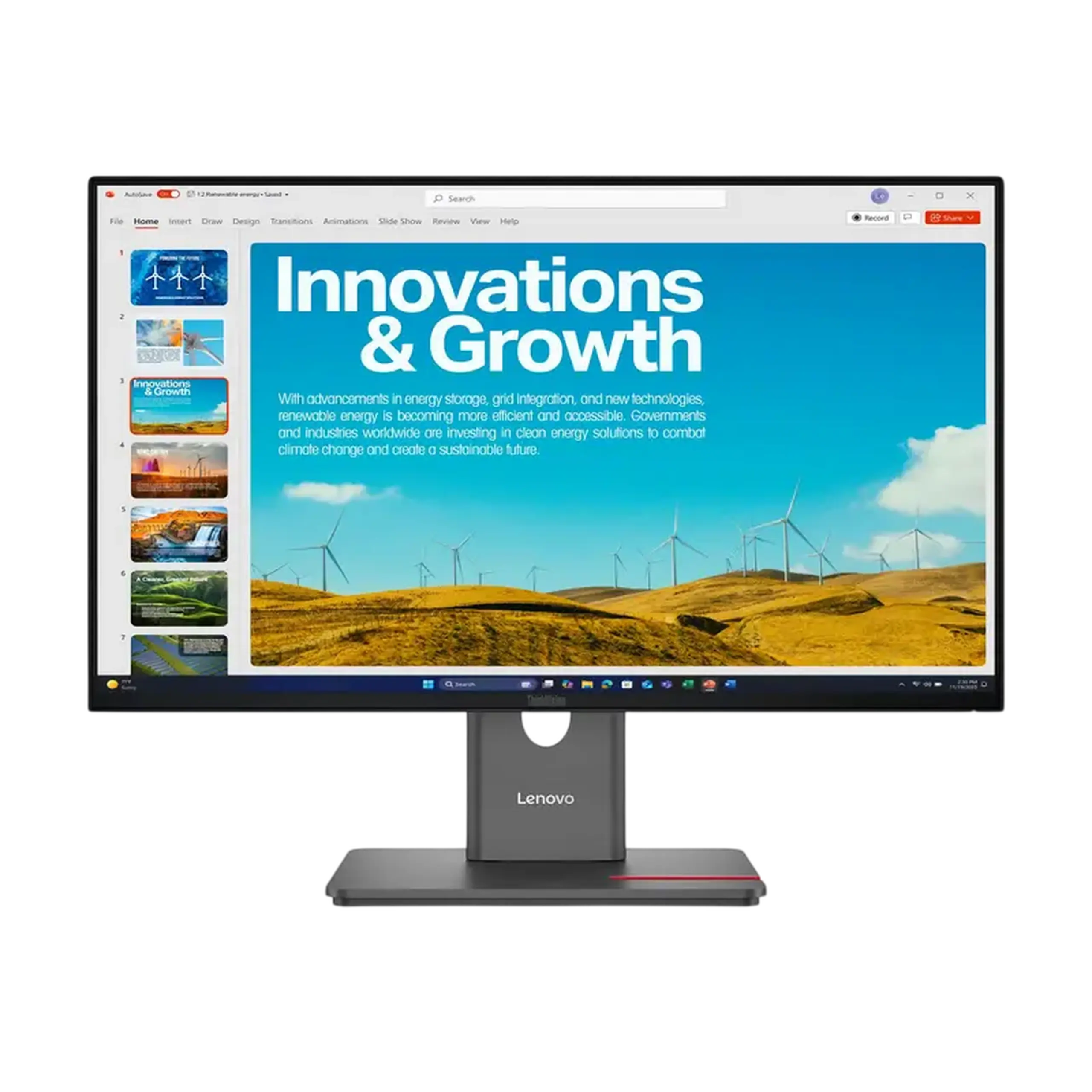23,8" Monitor Lenovo P24QD-40, IPS 2560x1440 WQHD, Eclipse Black