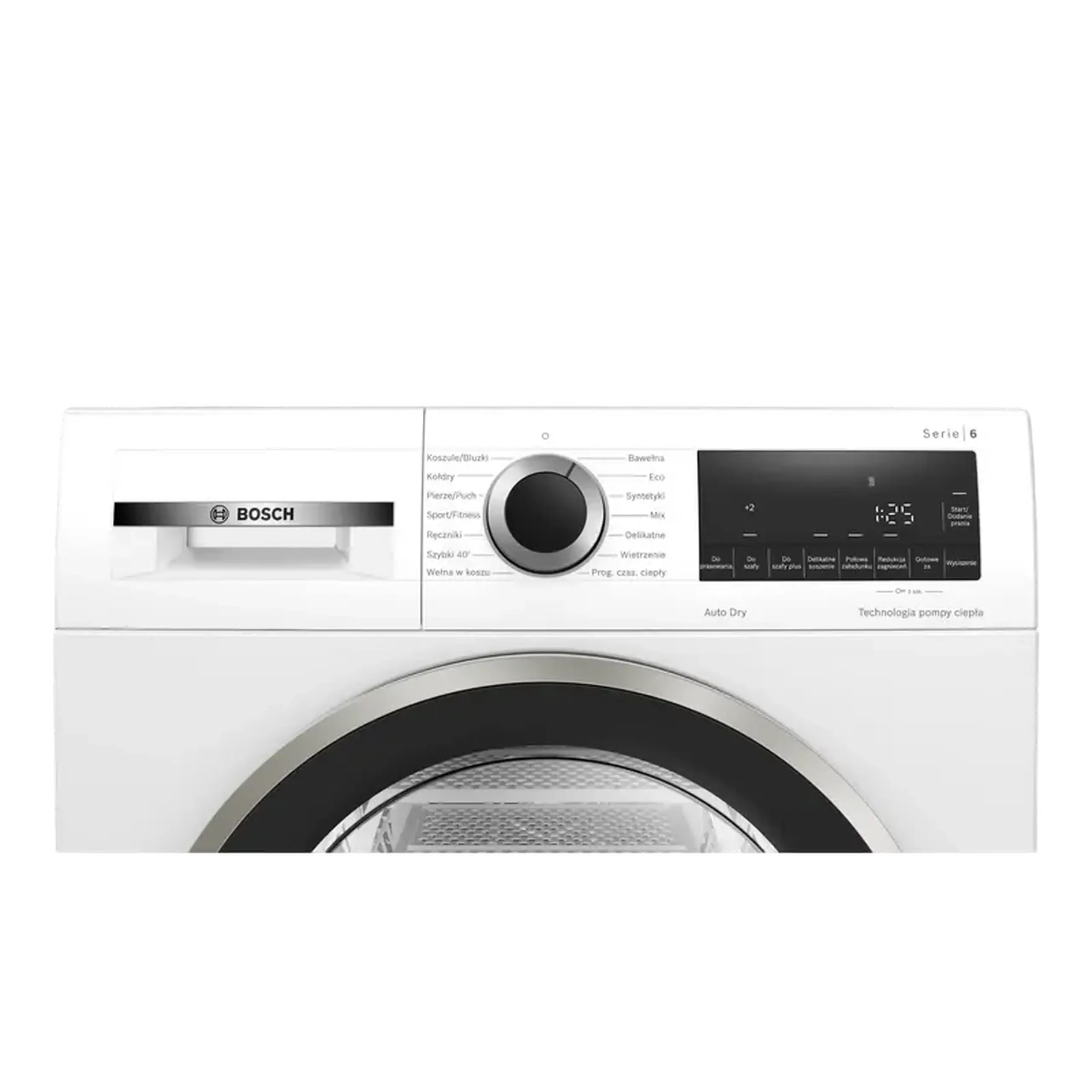 Uscător de rufe Bosch WQG1417EPL, 9kg, Alb