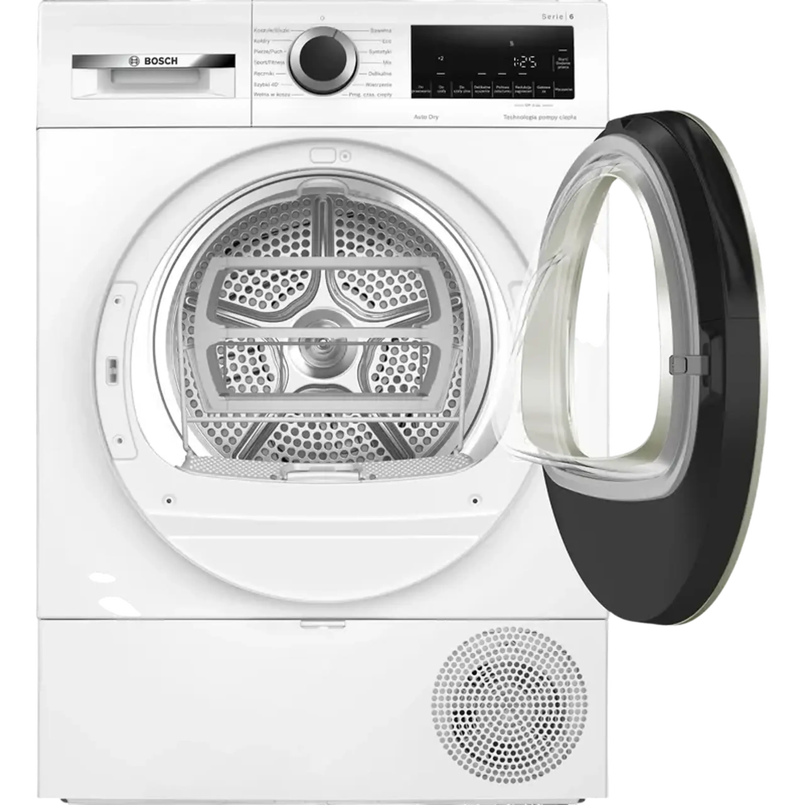 Uscător de rufe Bosch WQG1417EPL, 9kg, Alb