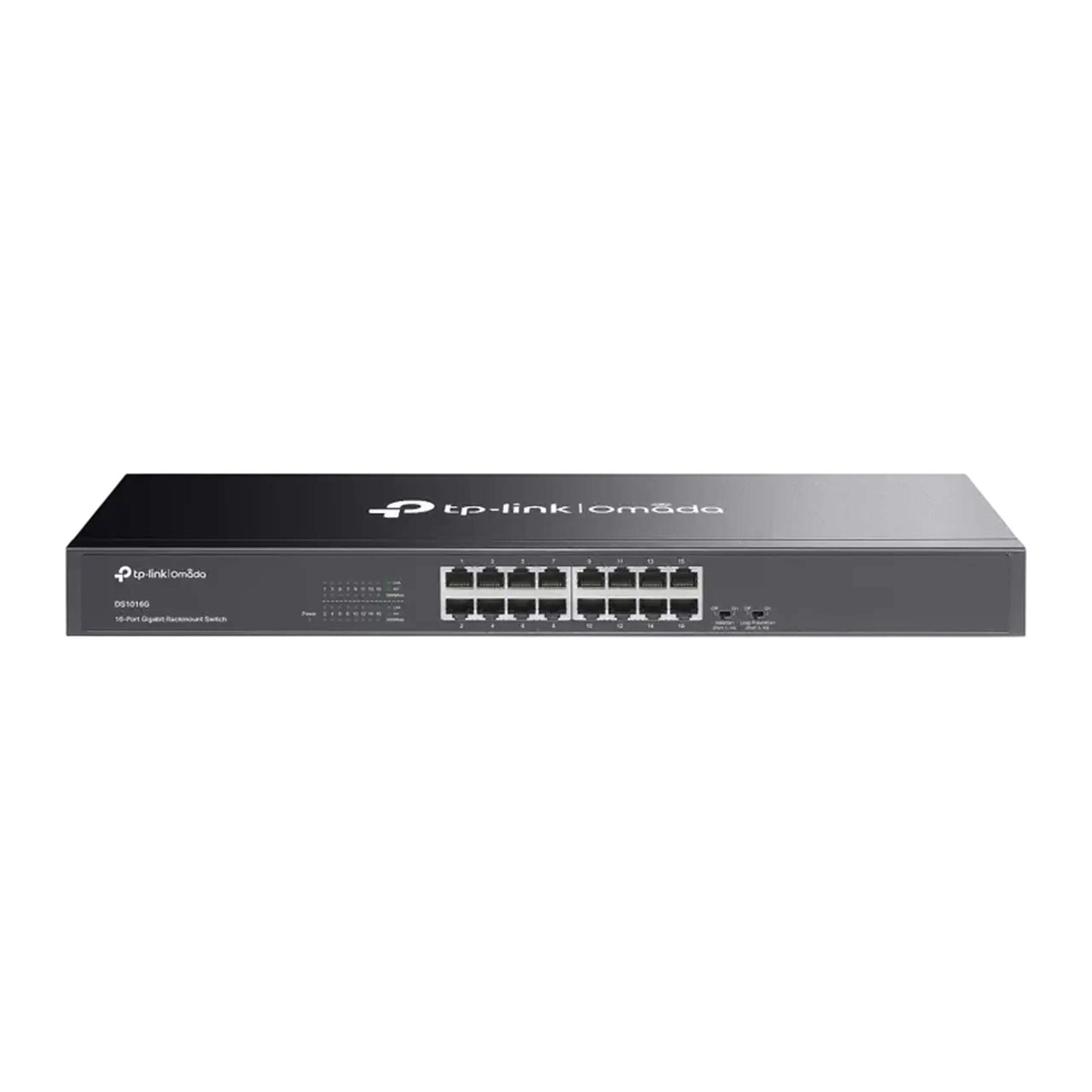 Switch de rețea TP-LINK DS1016G, 16x 10/100/1000 Mbps