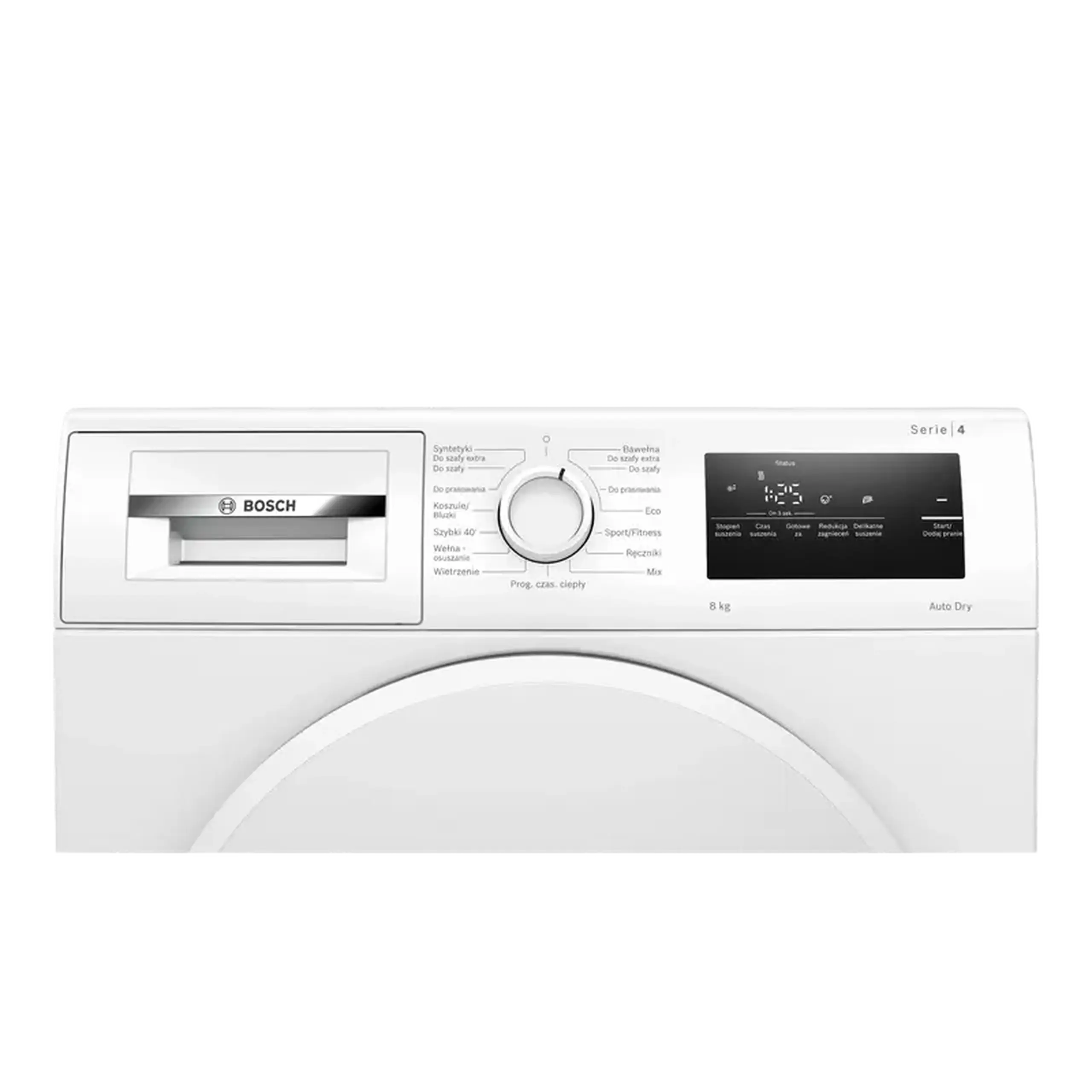 Uscător de rufe Bosch WTH83277PL, 8kg, Alb