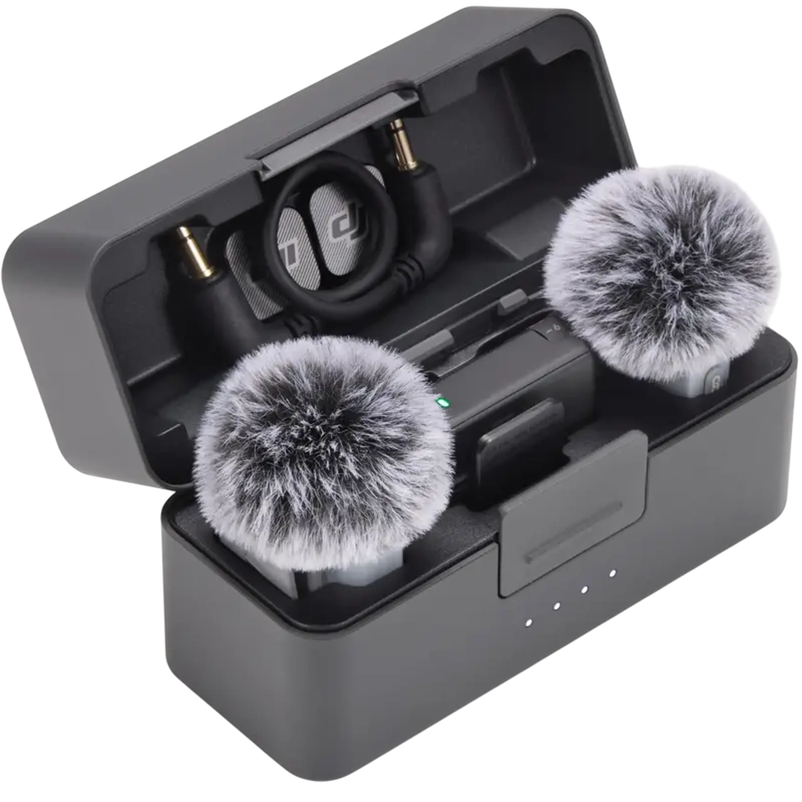 Microfon portabil pentru înregistrare vocală DJI Mic Mini 2 (2 TX + 1 RX + Charging Case), Fără fir, Negru