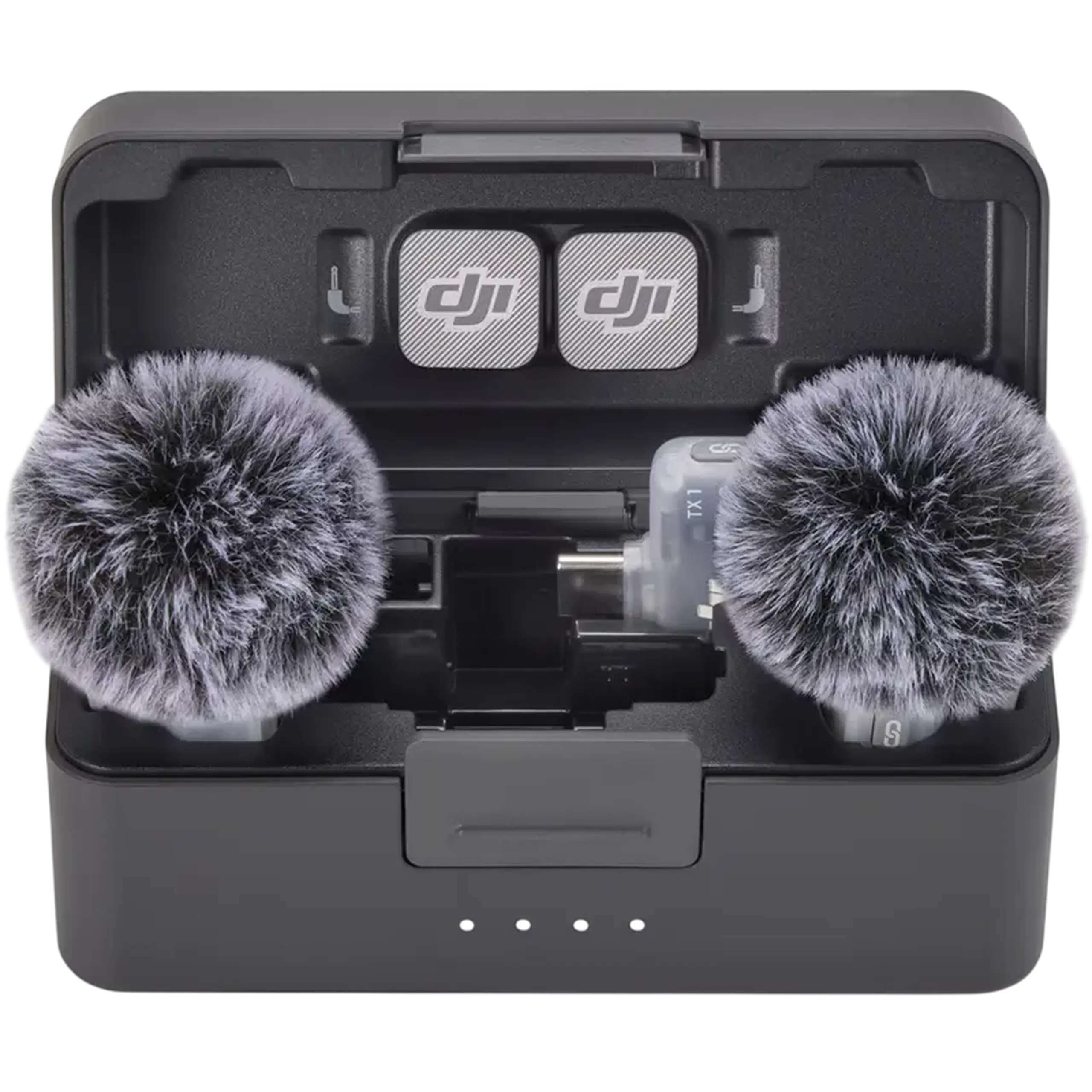 Microfon portabil pentru înregistrare vocală DJI Mic Mini 2 (2 TX + 1 RX + Charging Case), Fără fir, Negru