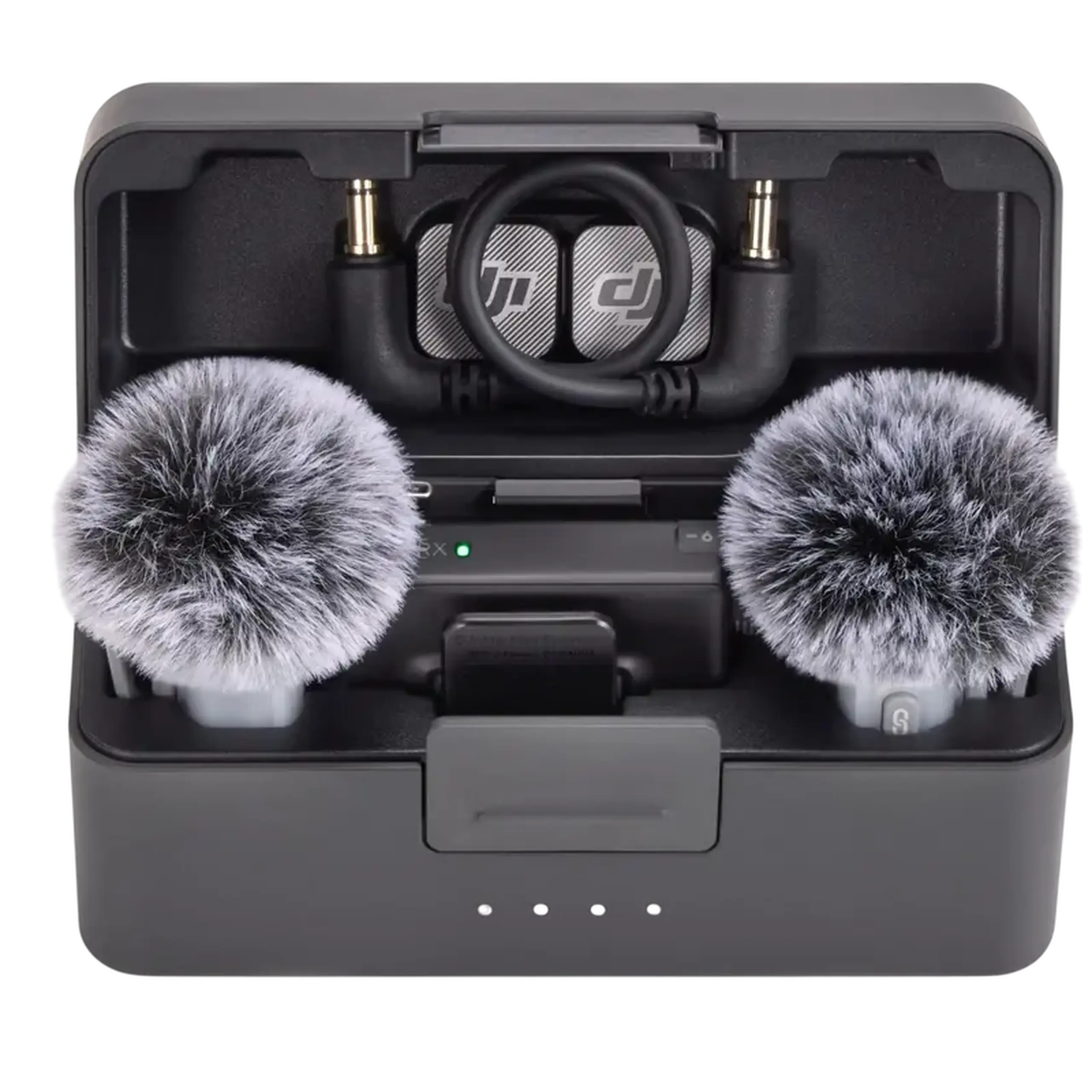 Microfon portabil pentru înregistrare vocală DJI Mic Mini 2 (2 TX + 1 RX + Charging Case), Fără fir, Negru
