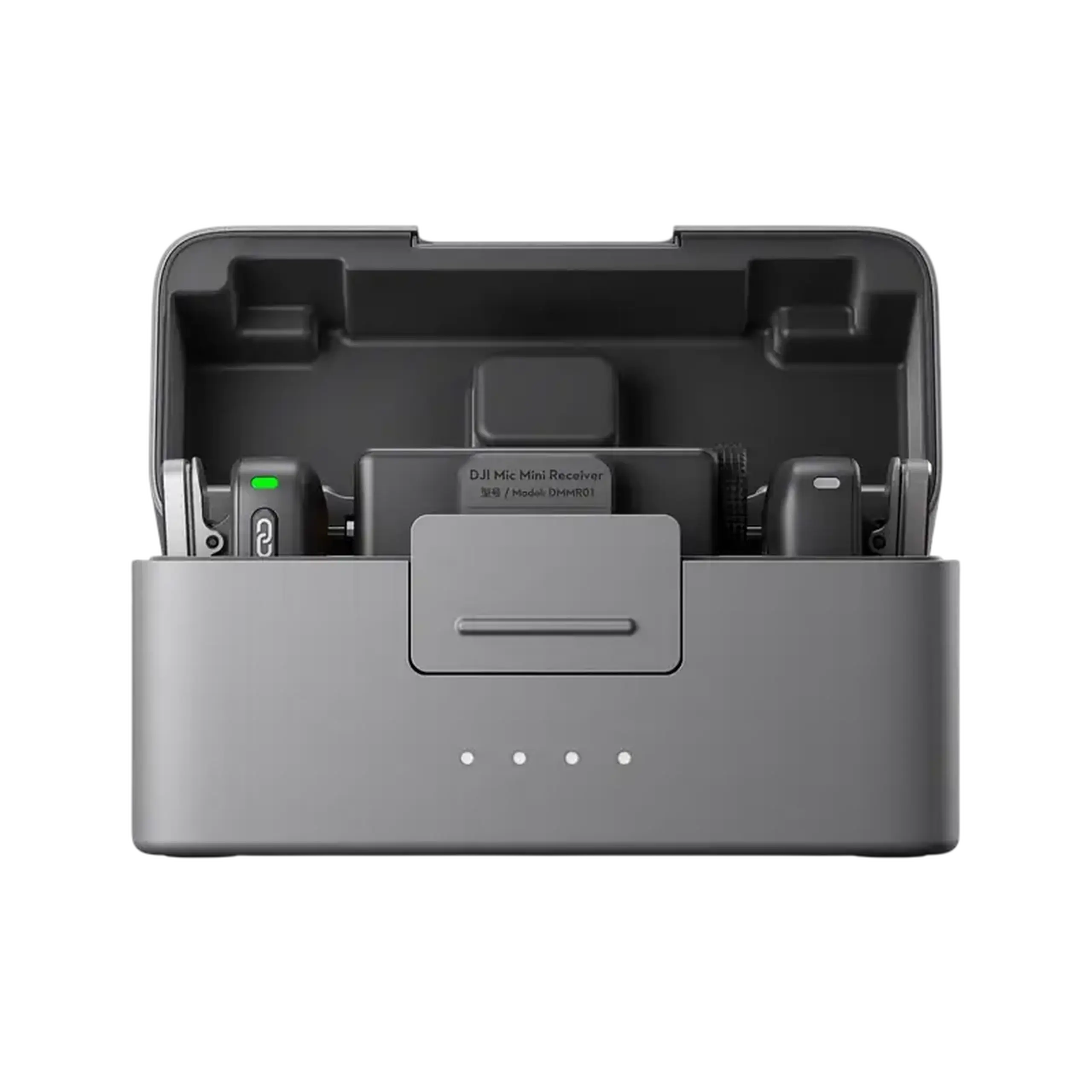 Microfon portabil pentru înregistrare vocală DJI Mic Mini (2 TX + 1 RX + Charging Case), Fără fir, Negru