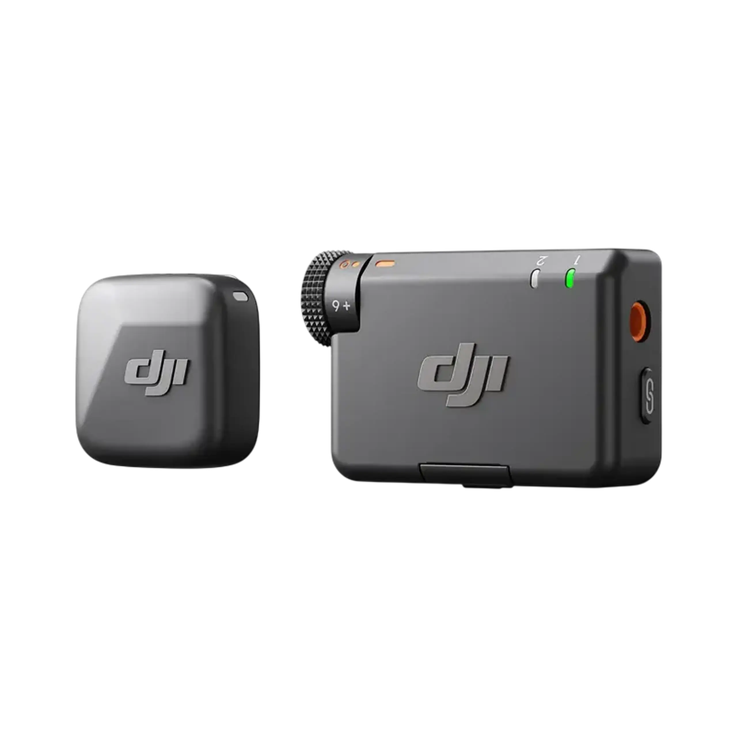 Microfon portabil pentru înregistrare vocală DJI Mic Mini (2 TX + 1 RX + Charging Case), Fără fir, Negru