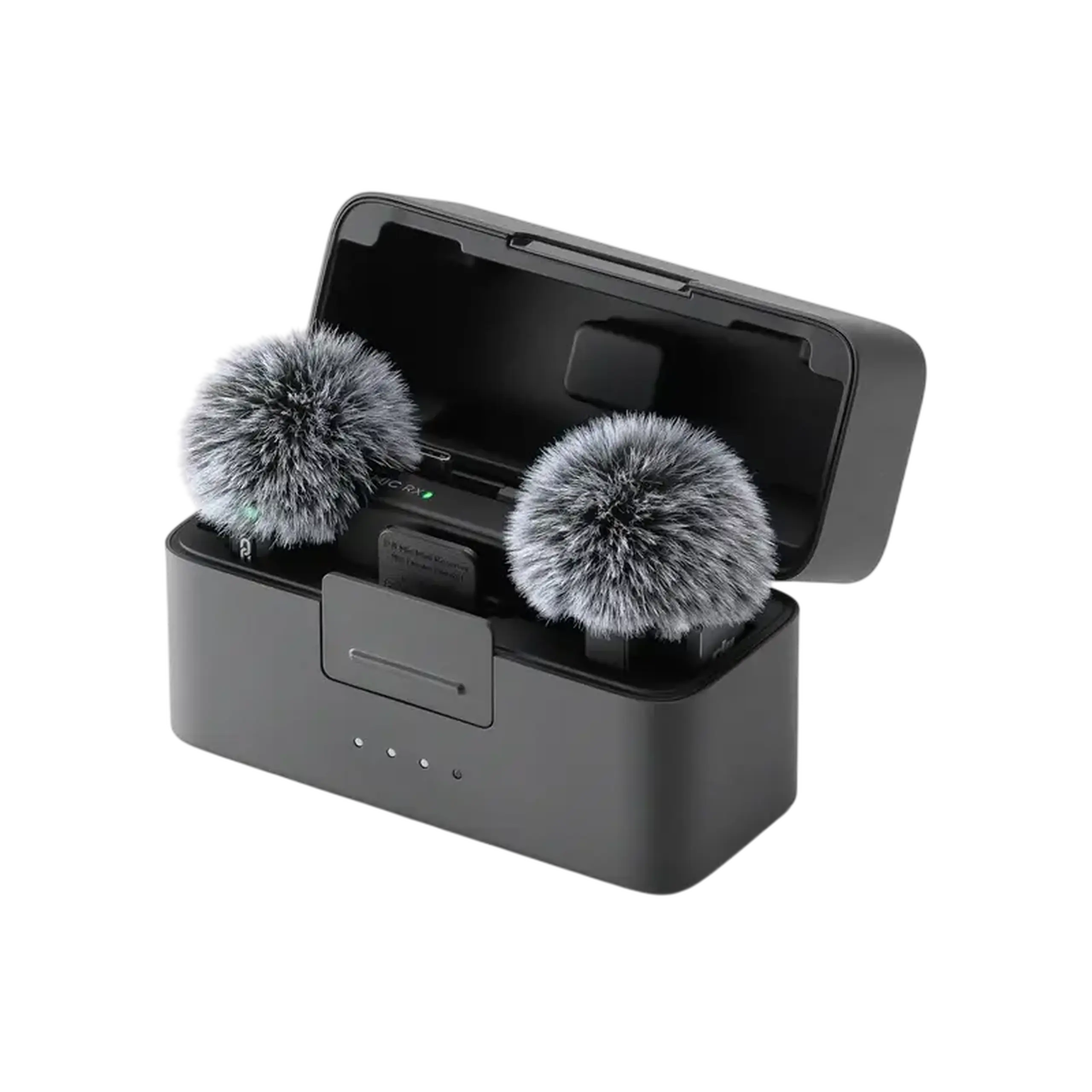 Microfon portabil pentru înregistrare vocală DJI Mic Mini (2 TX + 1 RX + Charging Case), Fără fir, Negru