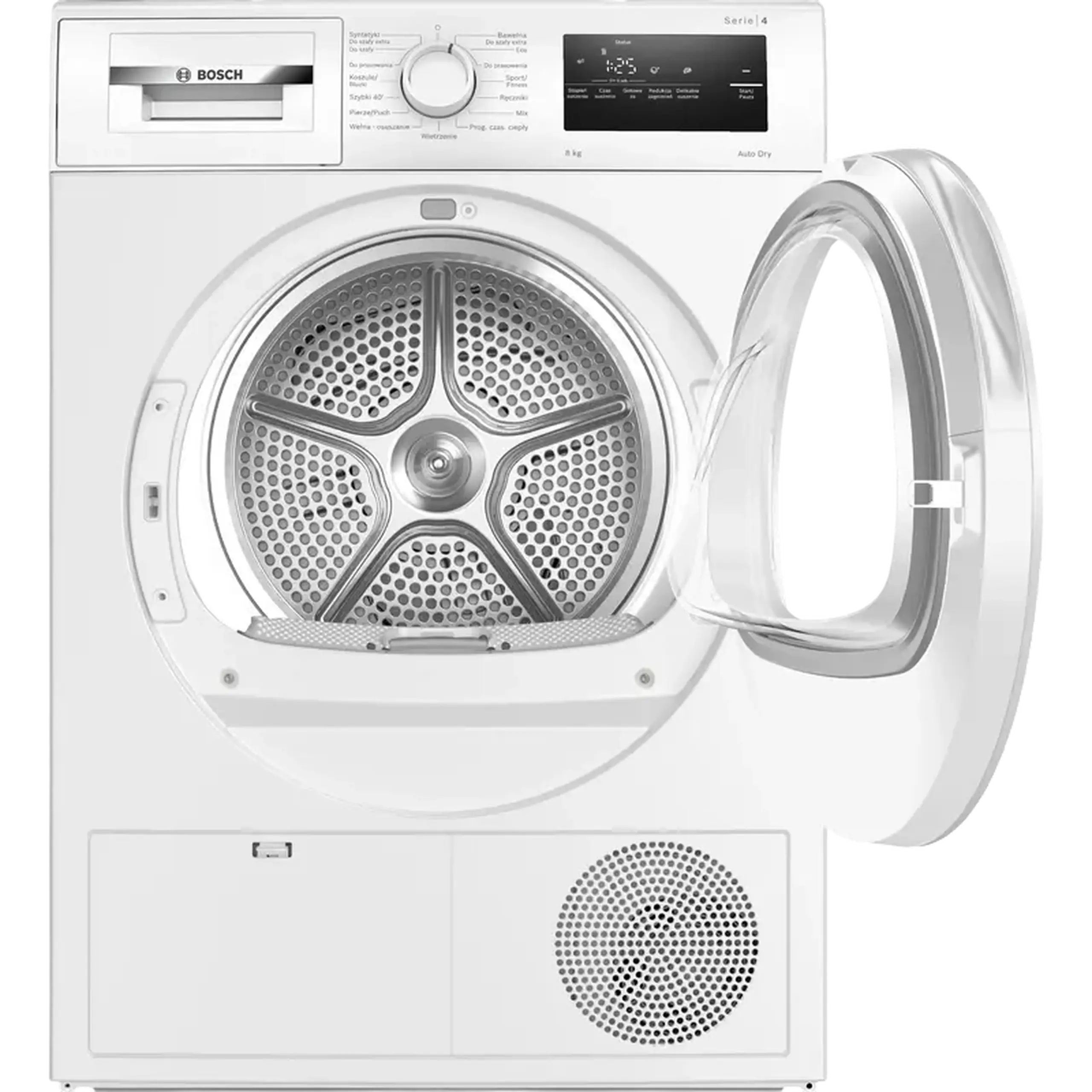 Uscător de rufe Bosch WTH86200PL, 8kg, Alb