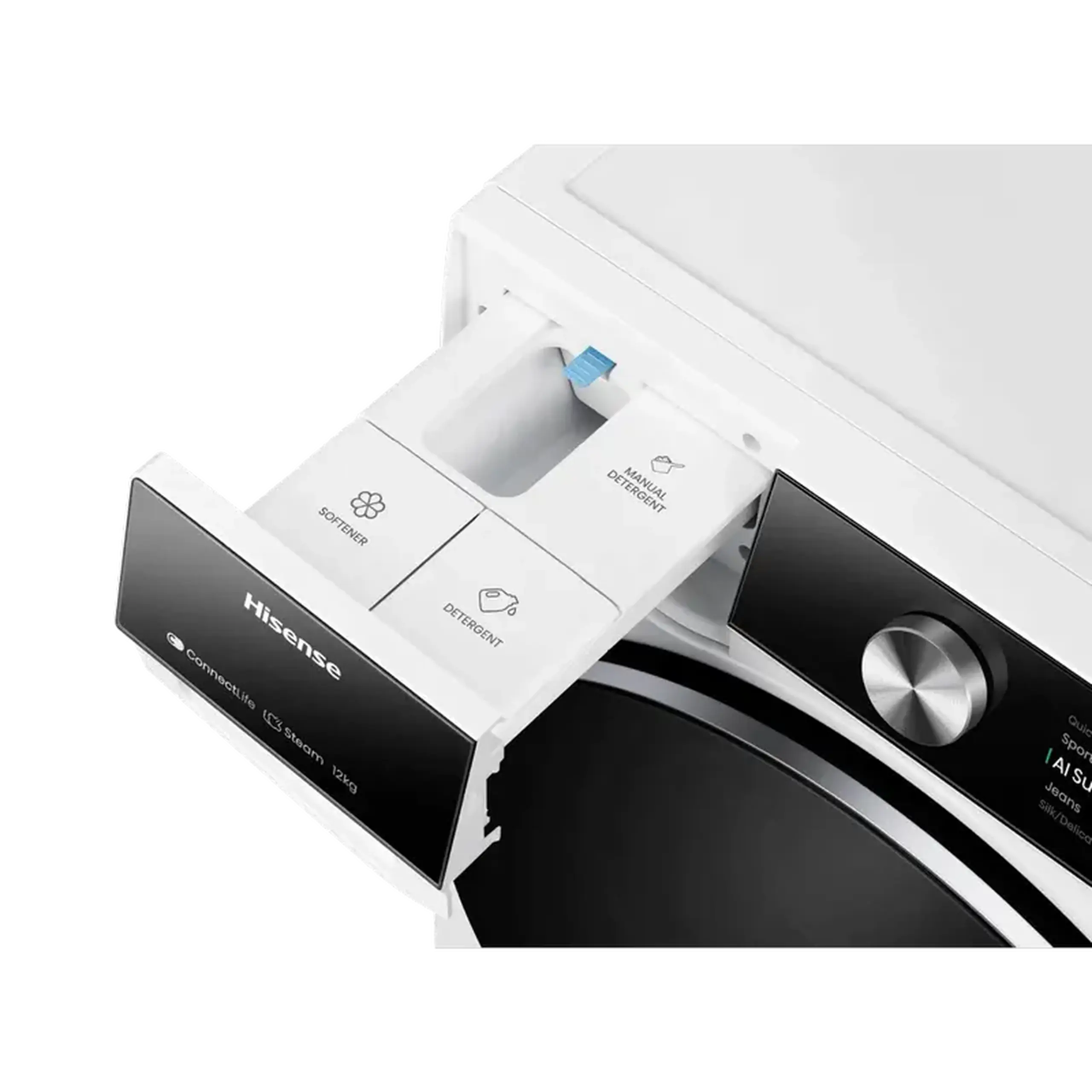 Mașină de spălat Hisense WF7S1247BW, 12kg, Alb