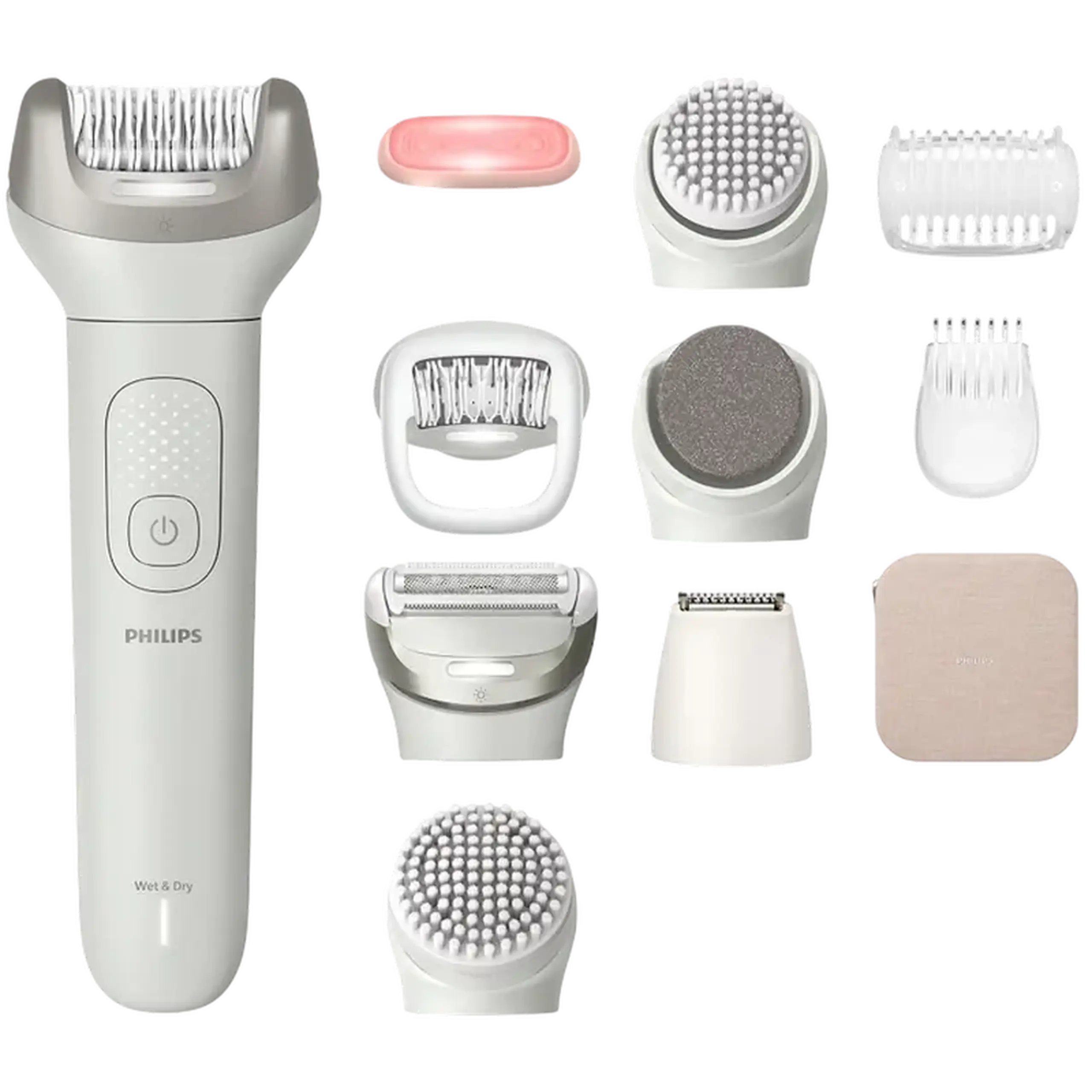 Epilator Philips BRE750/00, Alb