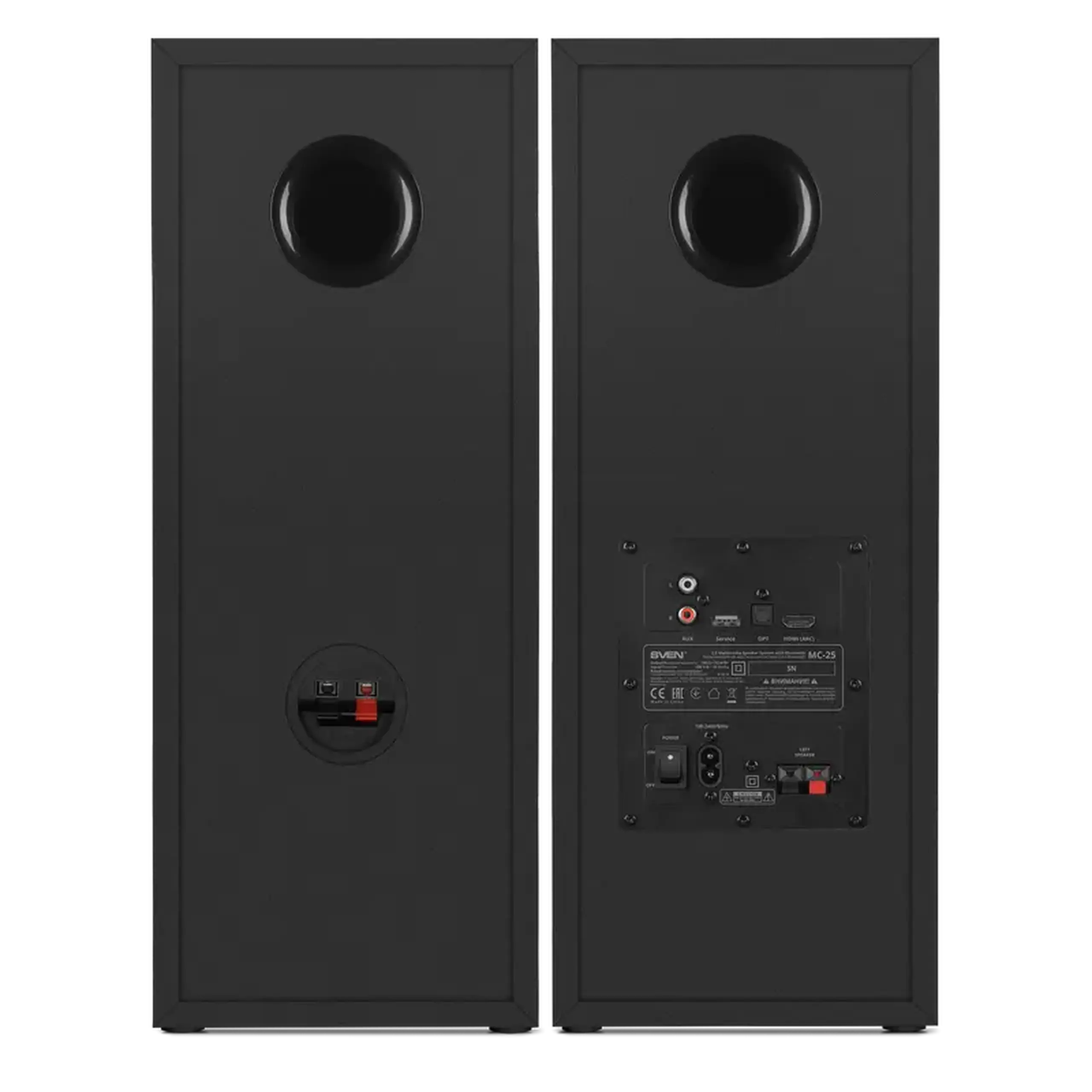 Sistem audio 2.0 CH SVEN MC-25, Negru