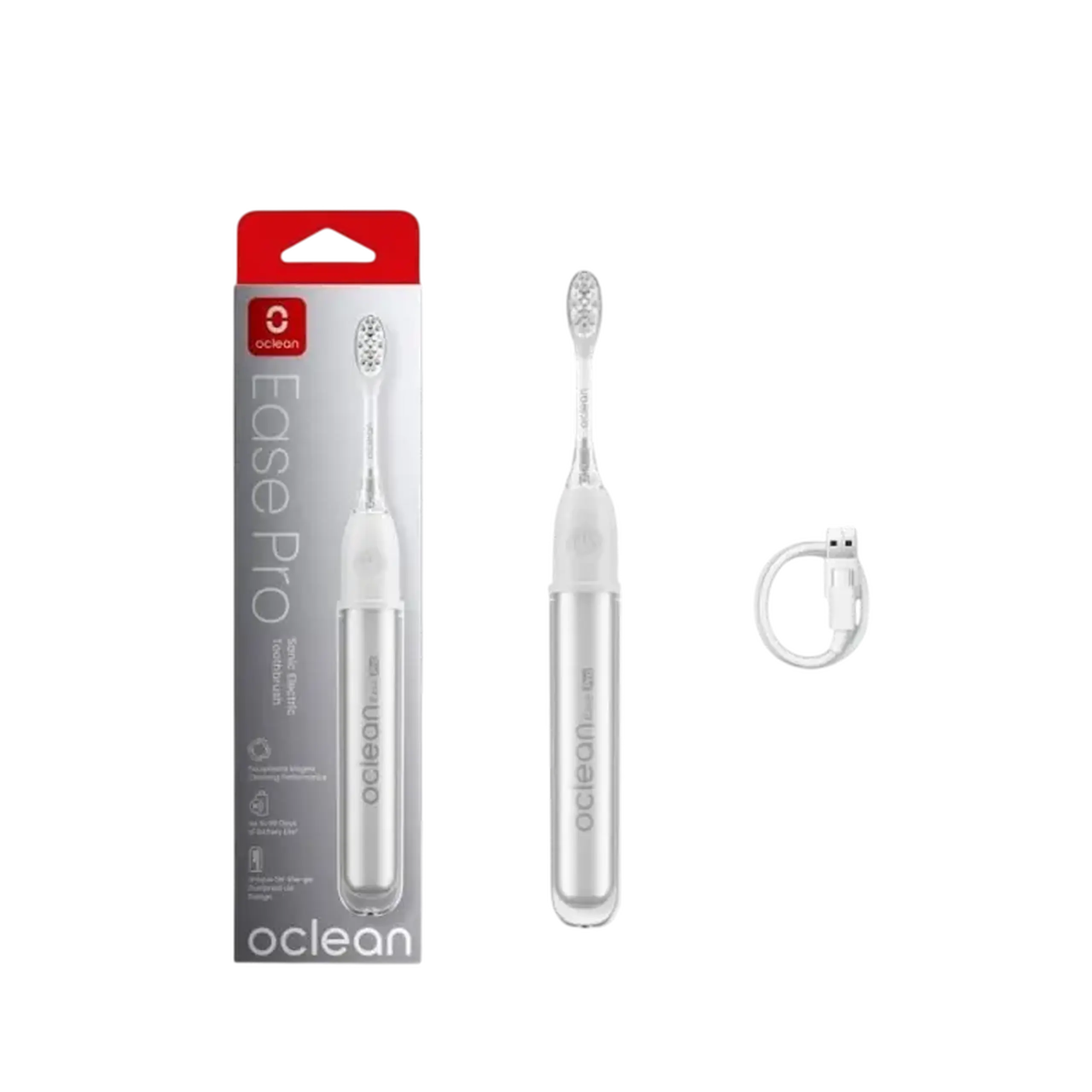 Periuță de dinți electrică Oclean Ease Pro, Argintiu