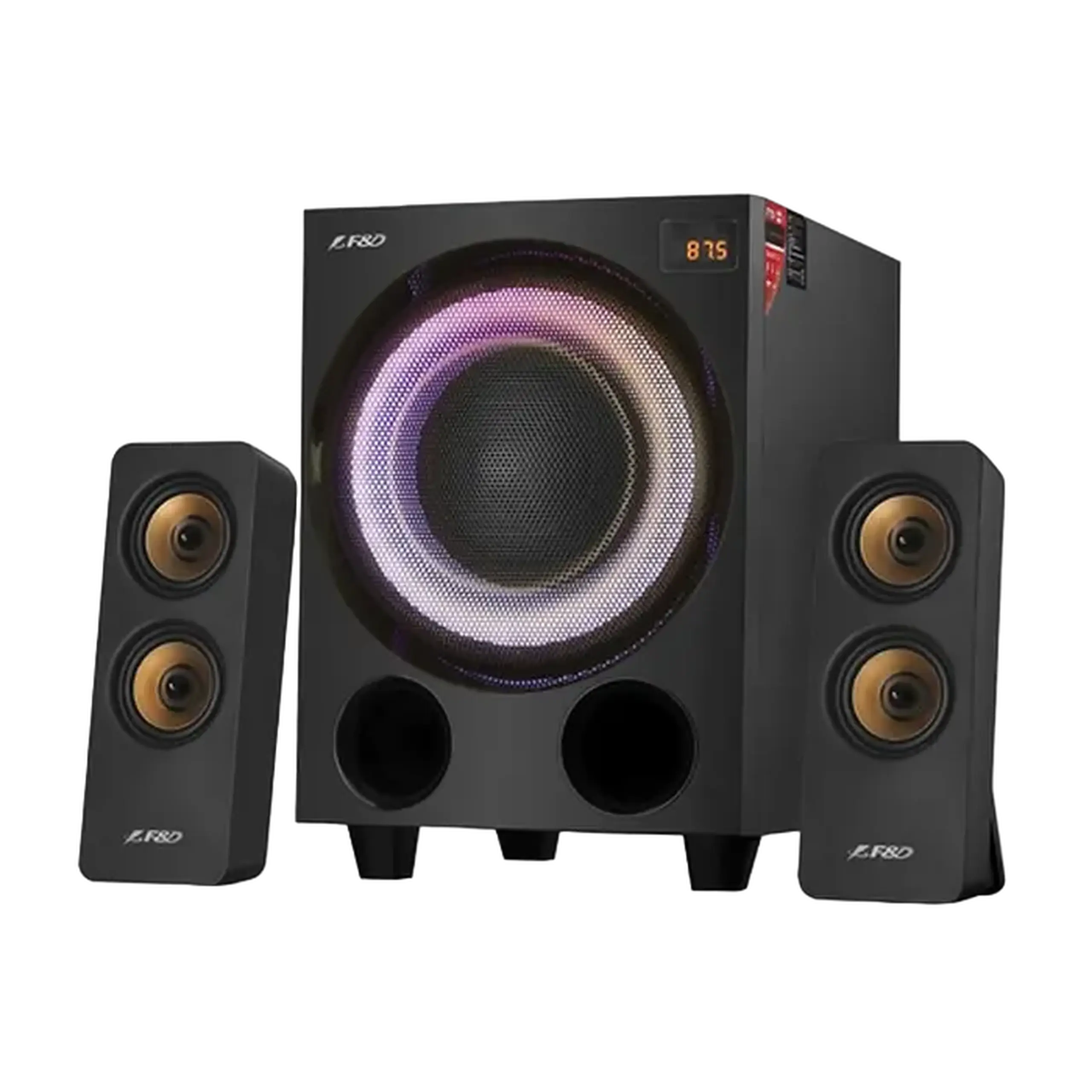 Sistem Audio 2.1 CH F&D F770X, Negru