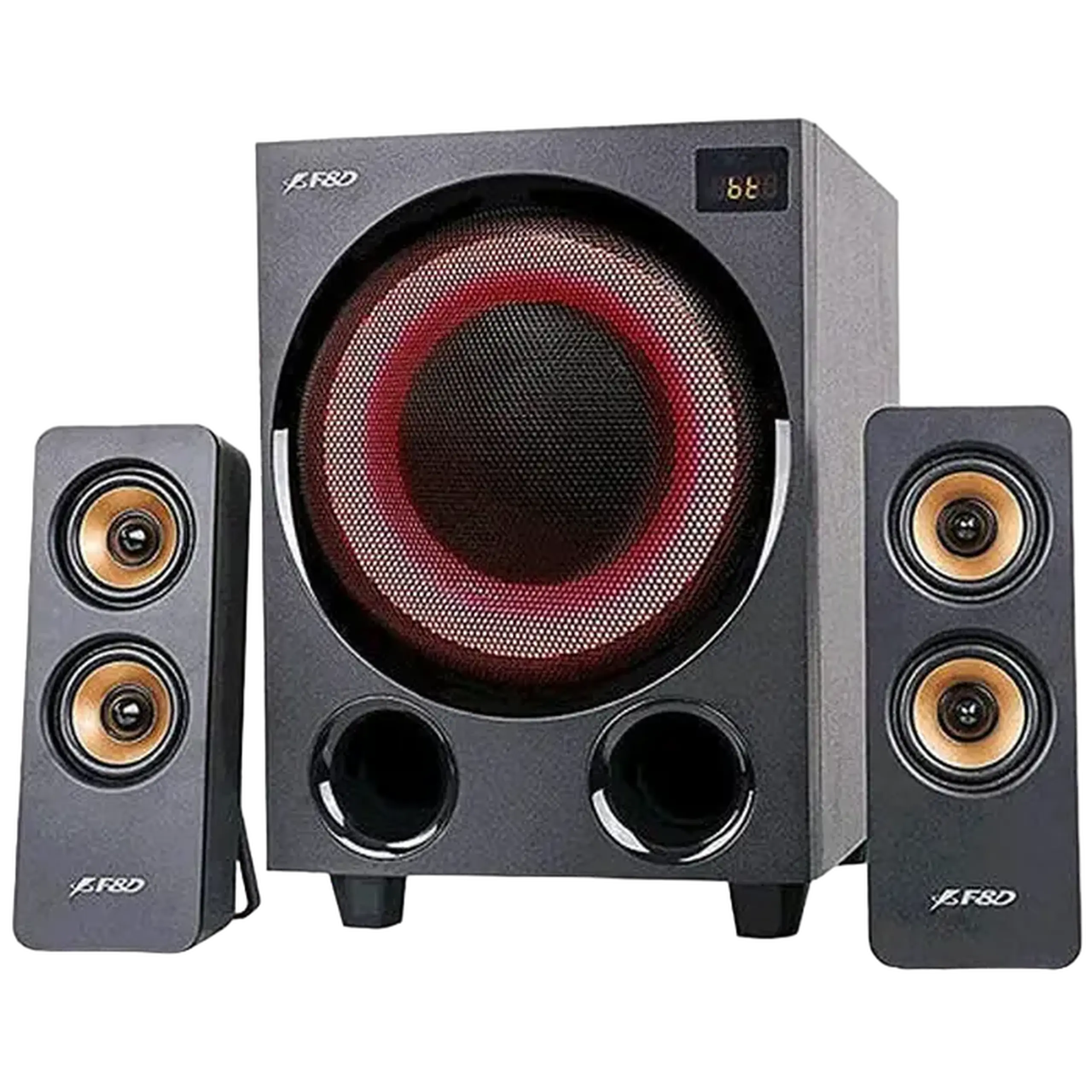 Sistem Audio 2.1 CH F&D F770X, Negru