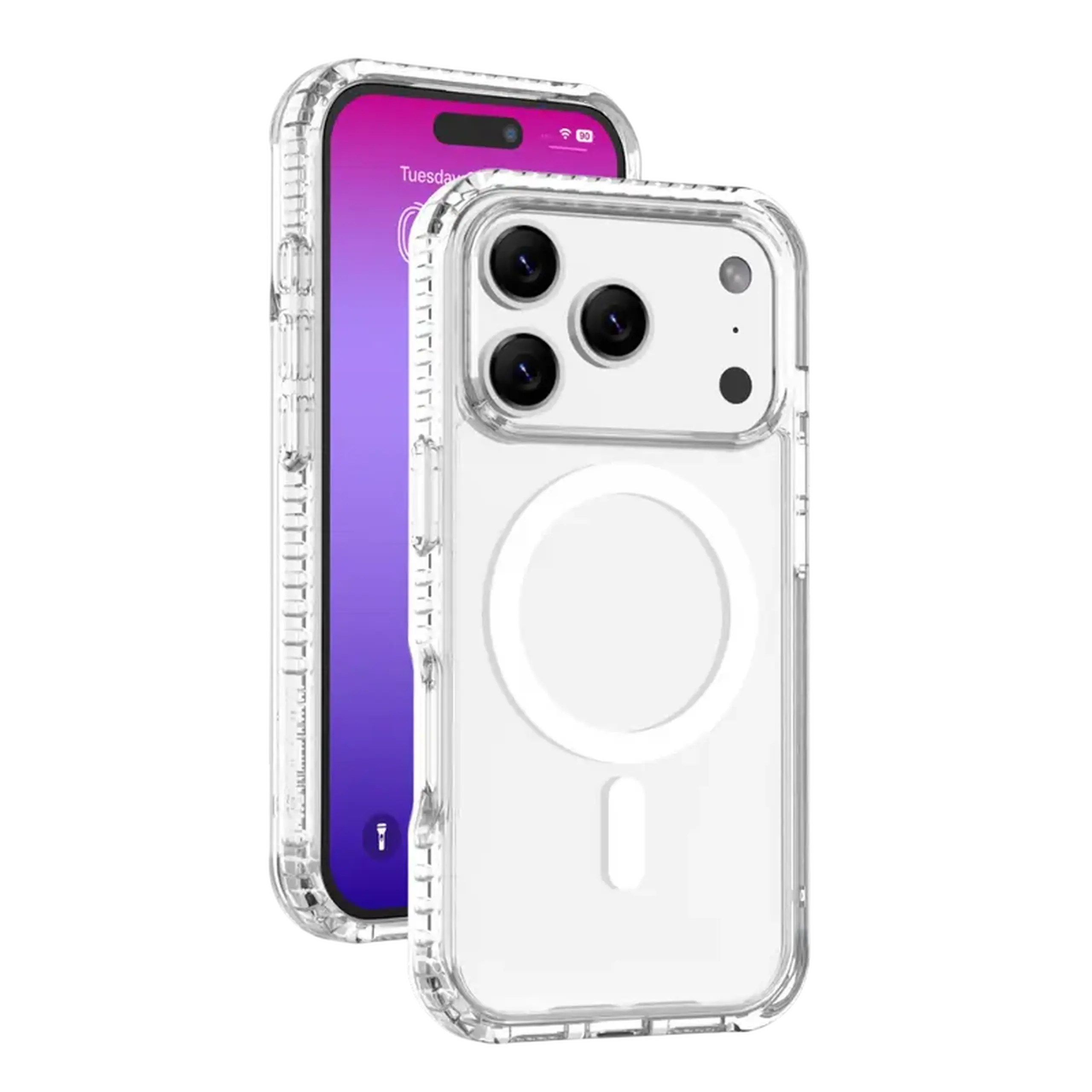 Husă Cellularline Tetra pentru Apple iPhone 17 Pro Max, Transparent