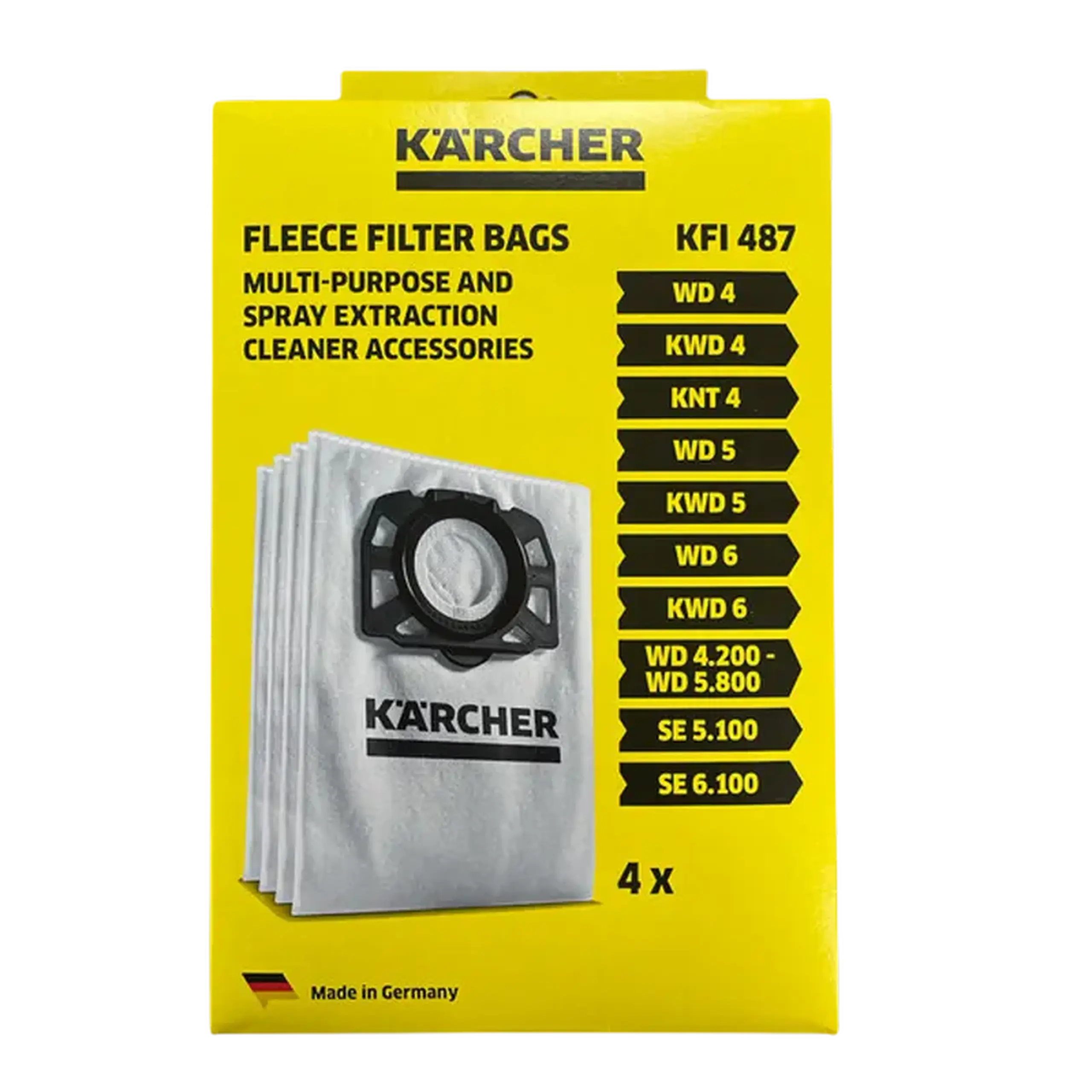 2.863 - 006.0 Filtru sac fleece WD 4/5/6 (1 buc)