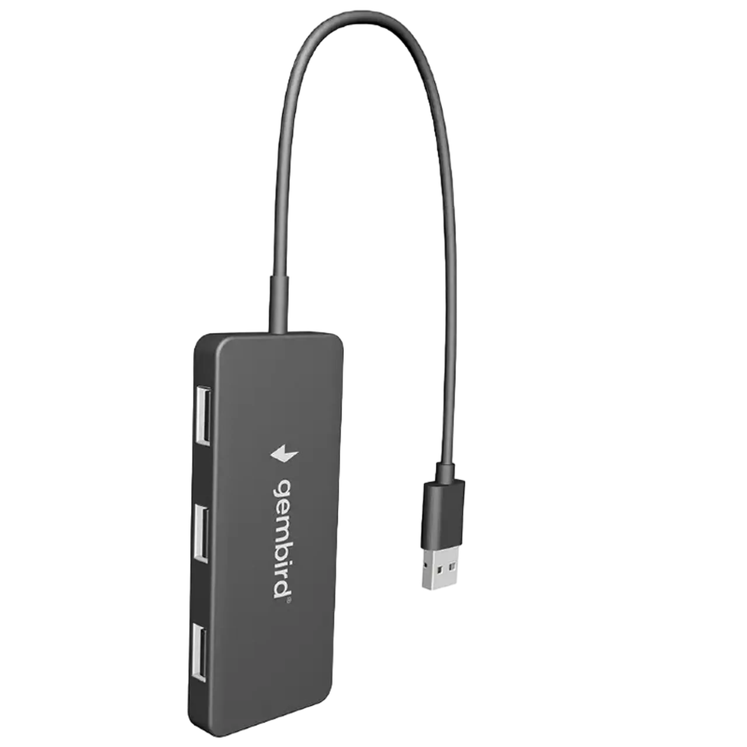 Hub USB 2.0 cu 4 porturi Gembird "UHB - U2P4 - 04", negru