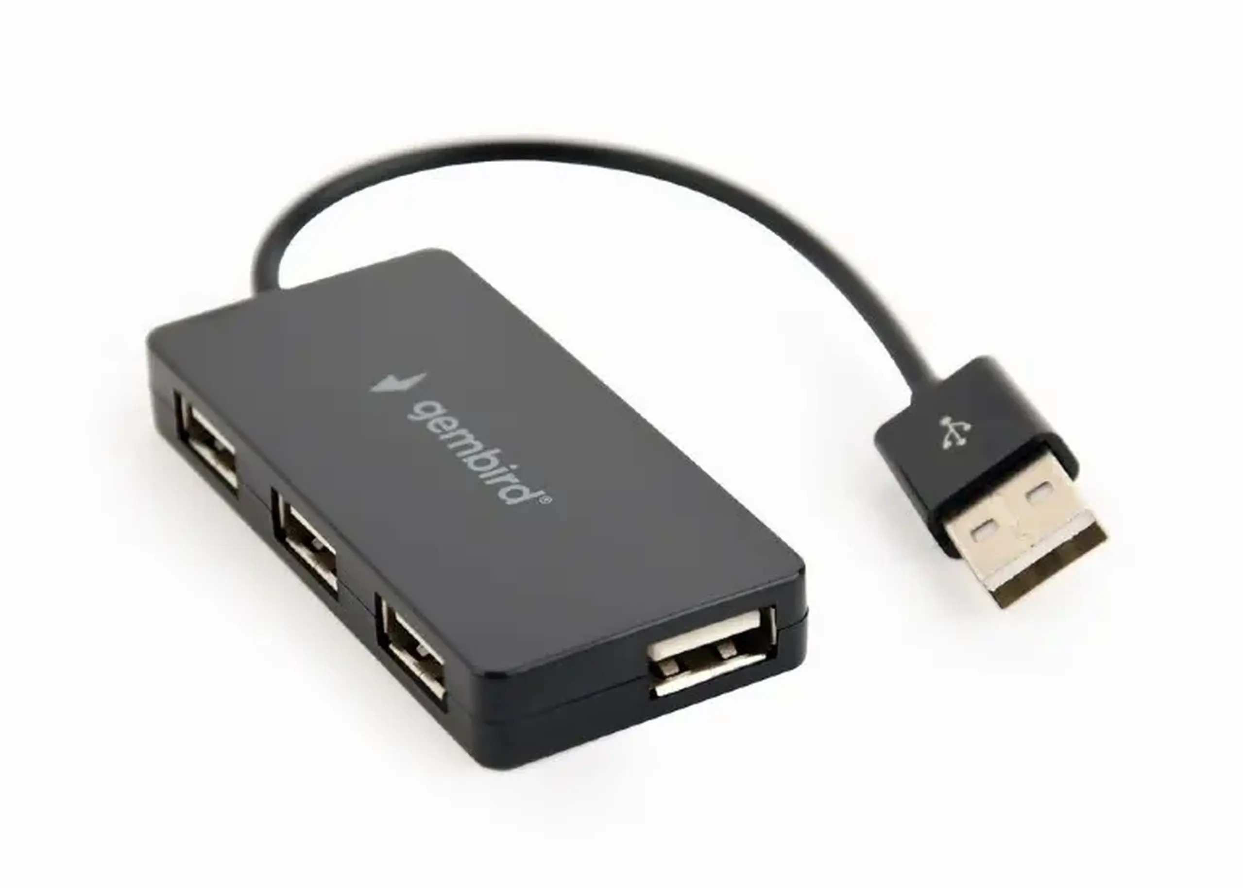 Hub USB 2.0 cu 4 porturi Gembird "UHB - U2P4 - 04", negru