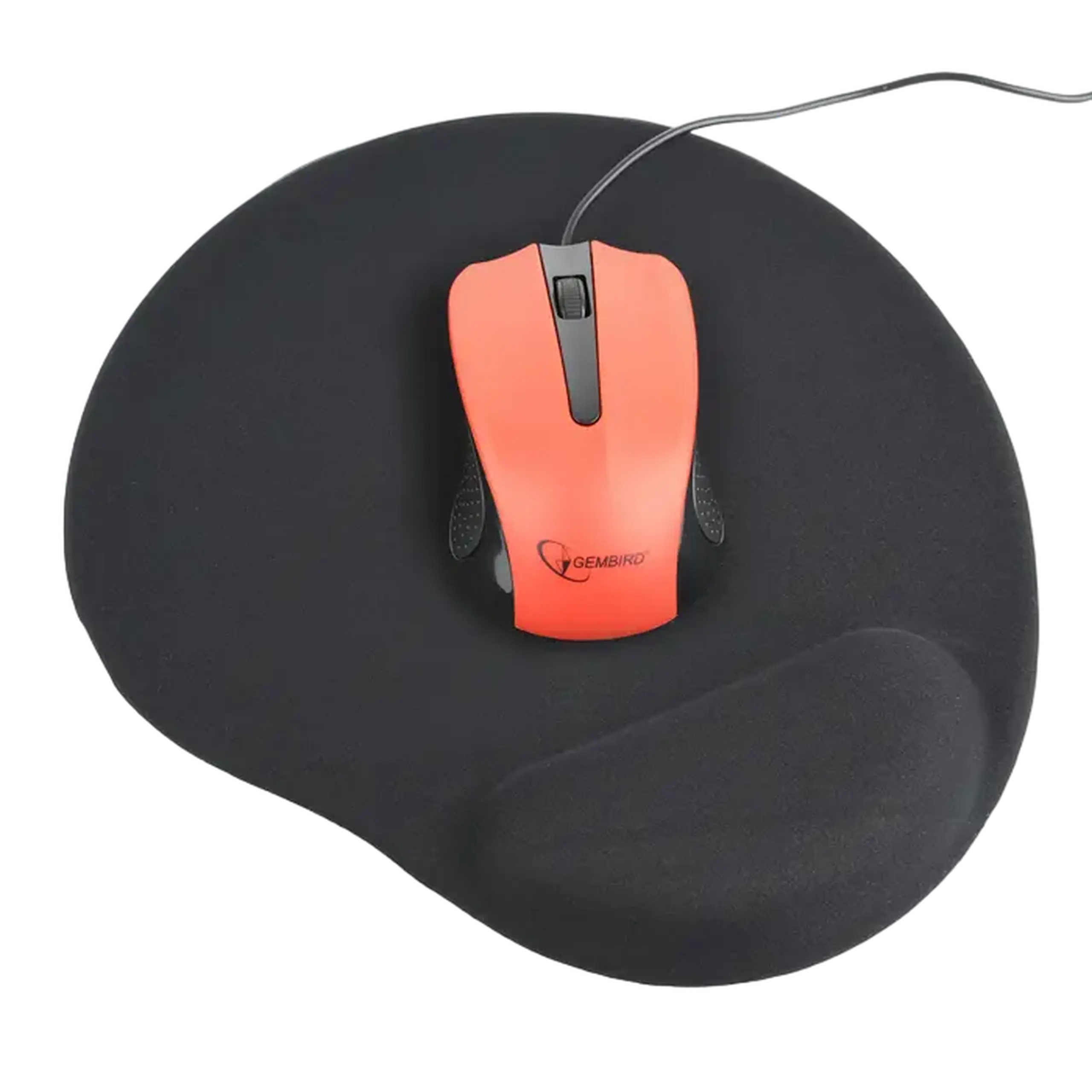 Mouse Pad Gembird MP-GEL-BK, 240mm x 220mm, Negru