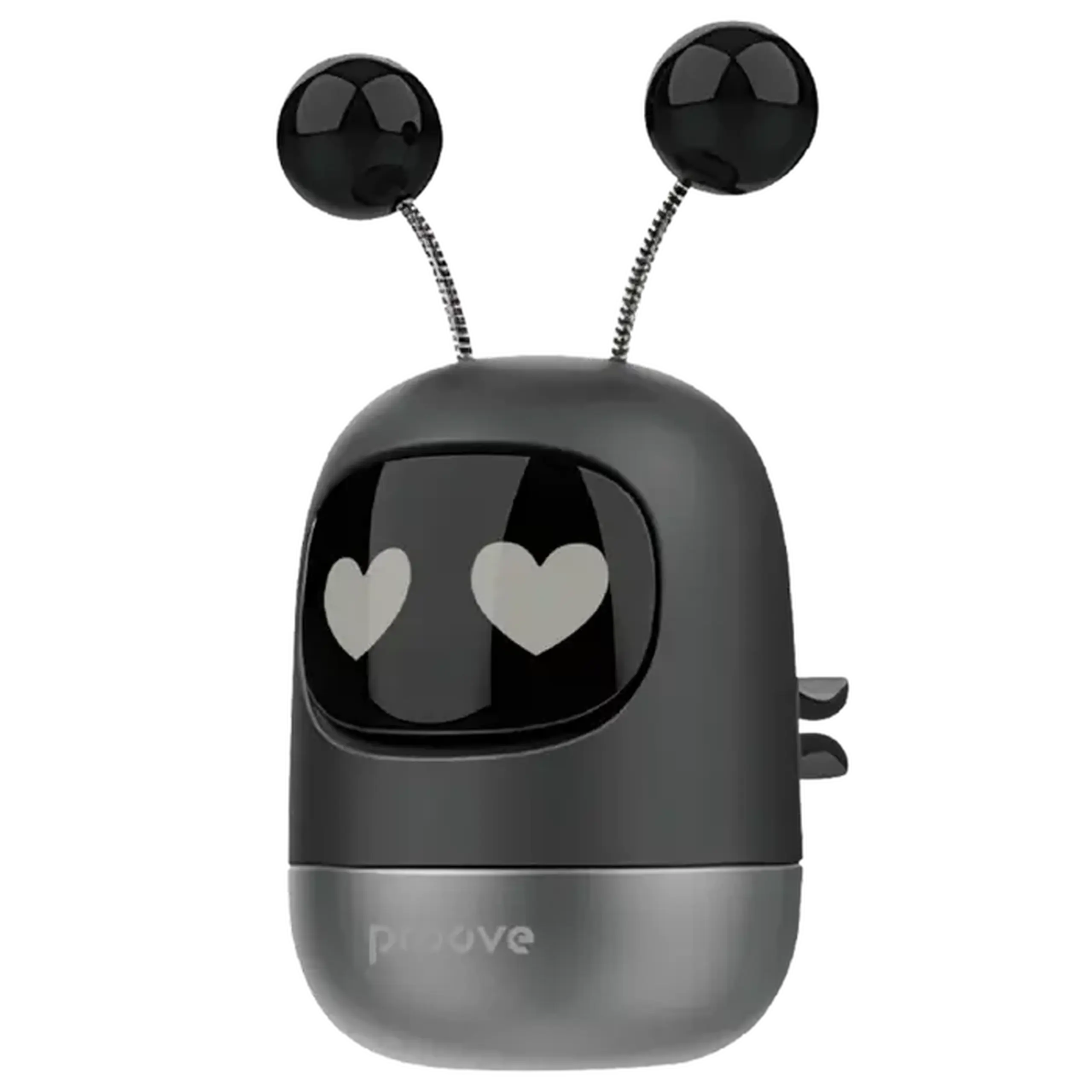 Aromatizator auto Proove Emoji Robot Lovely, Negru