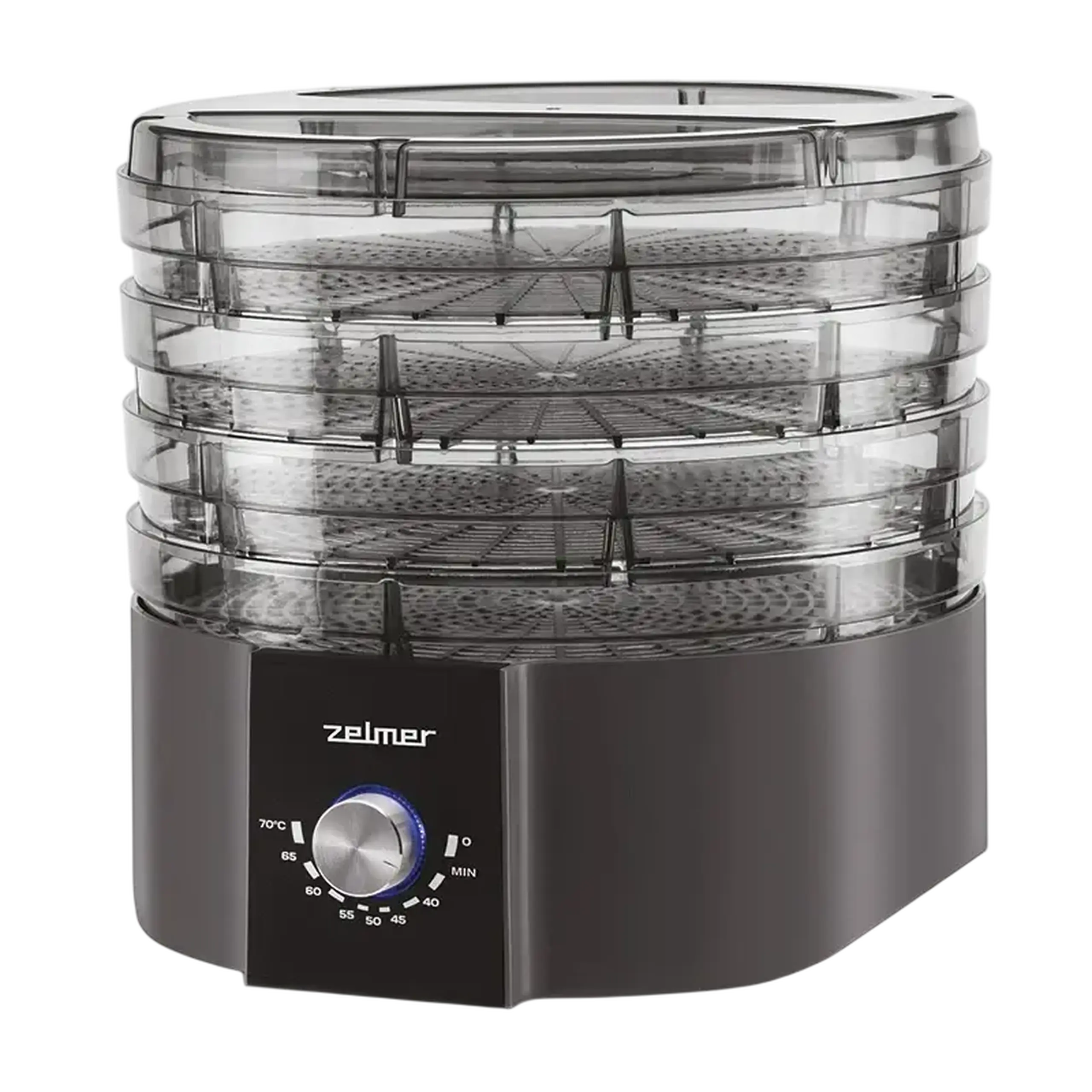 Deshidrator de fructe Zelmer ZFD1004, Negru