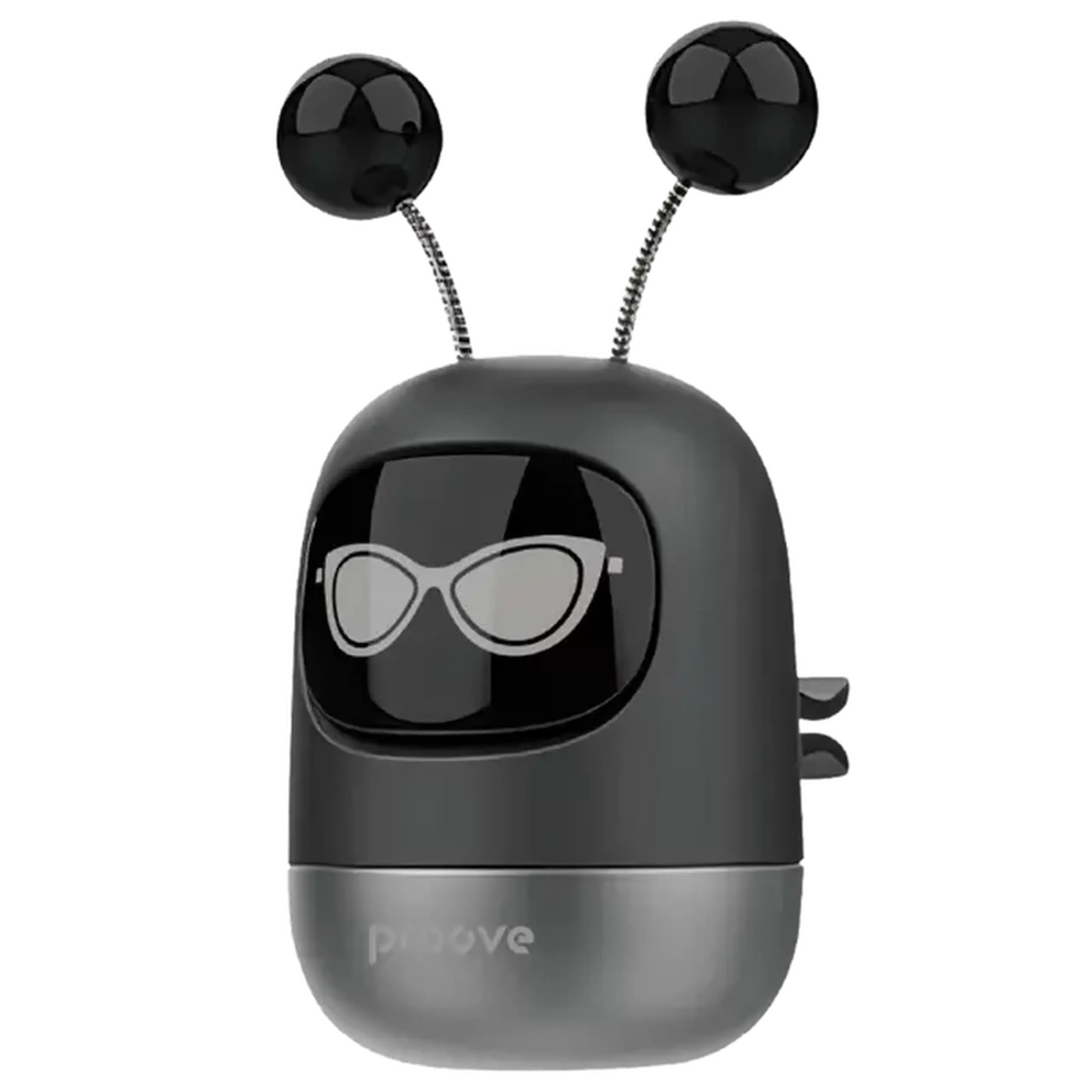 Aromatizator auto Proove Emoji Robot Luna, Negru