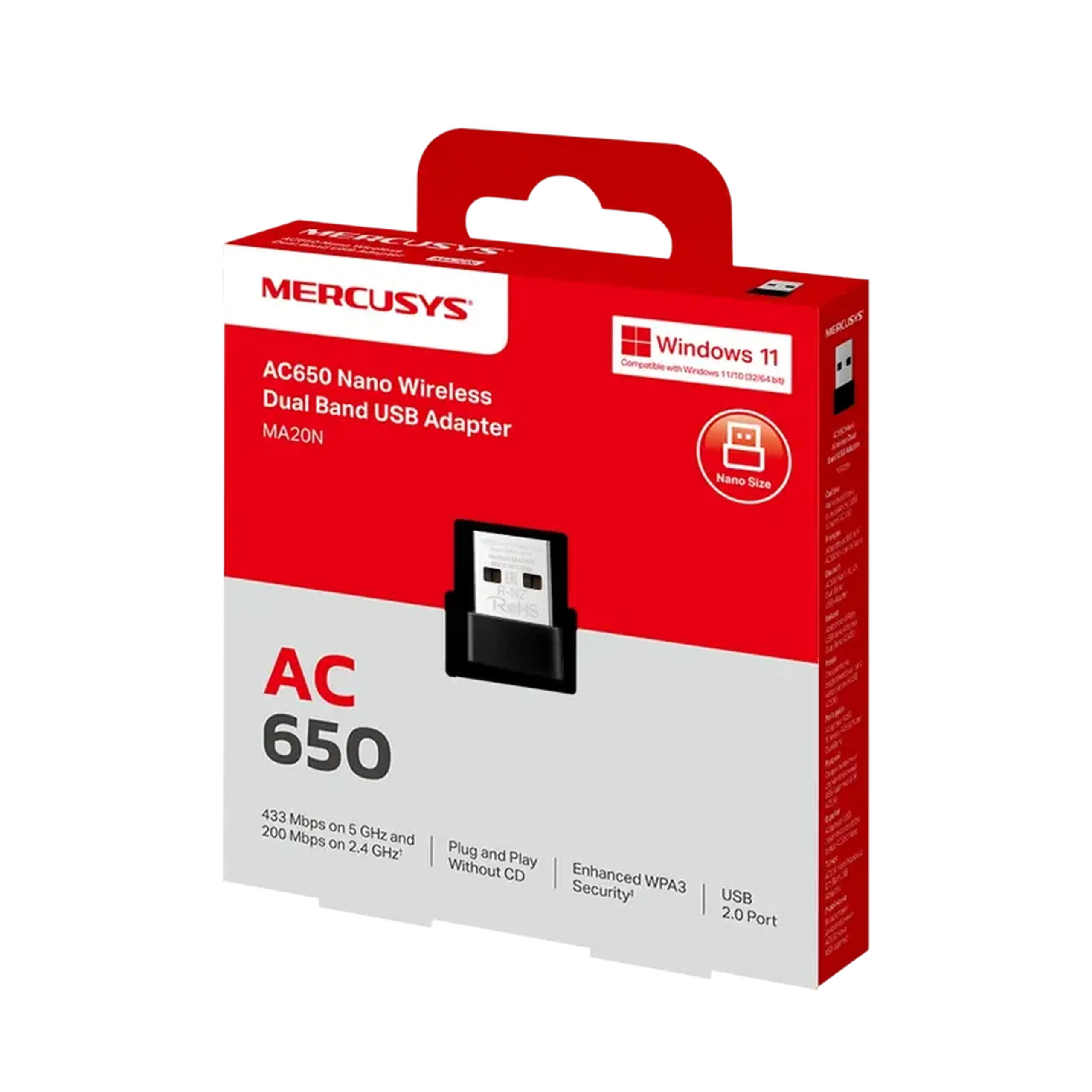 Adapter USB MERCUSYS MA20N
