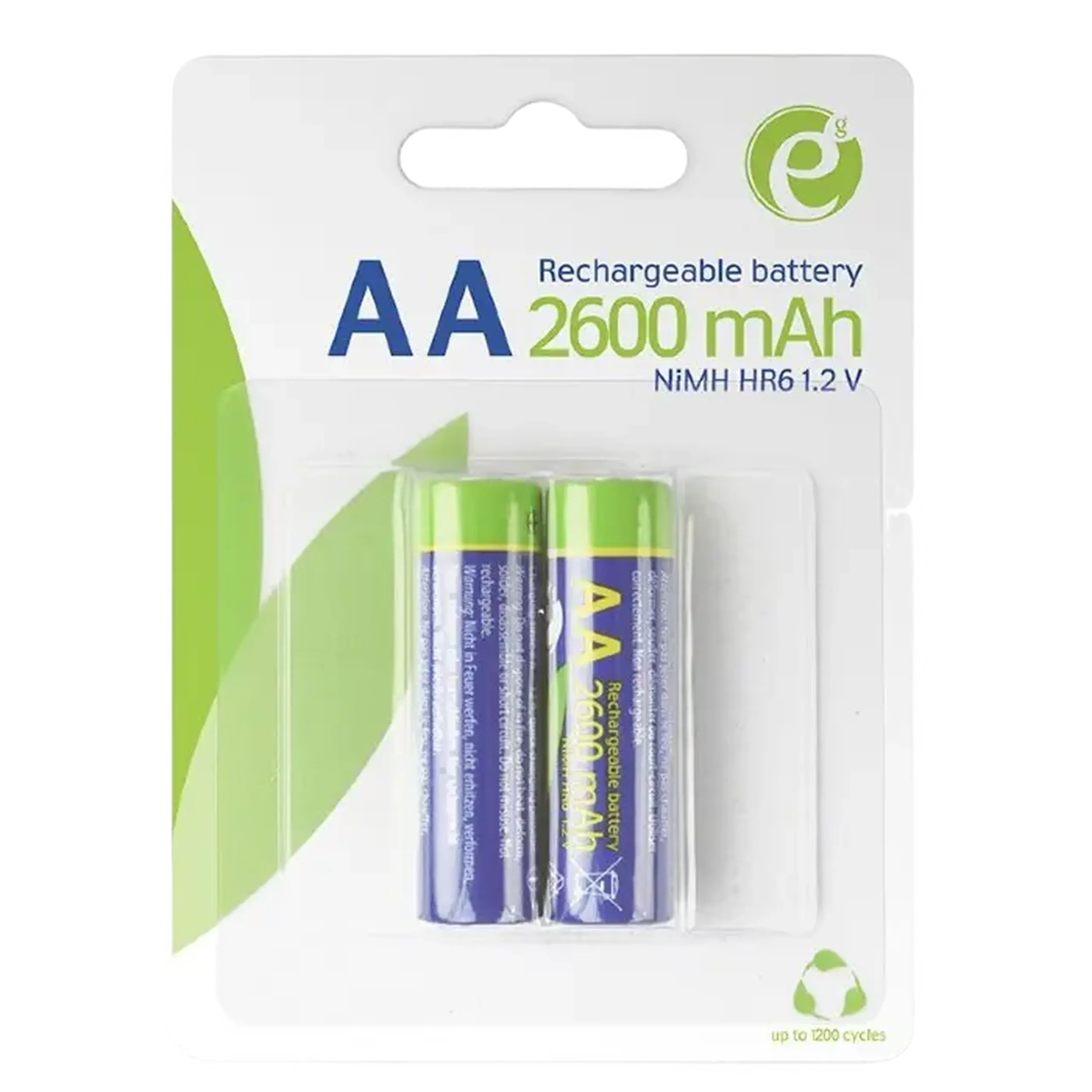 Acumulatori Energenie EG-BA-AA26-01, AA, 2600mAh, 2buc.