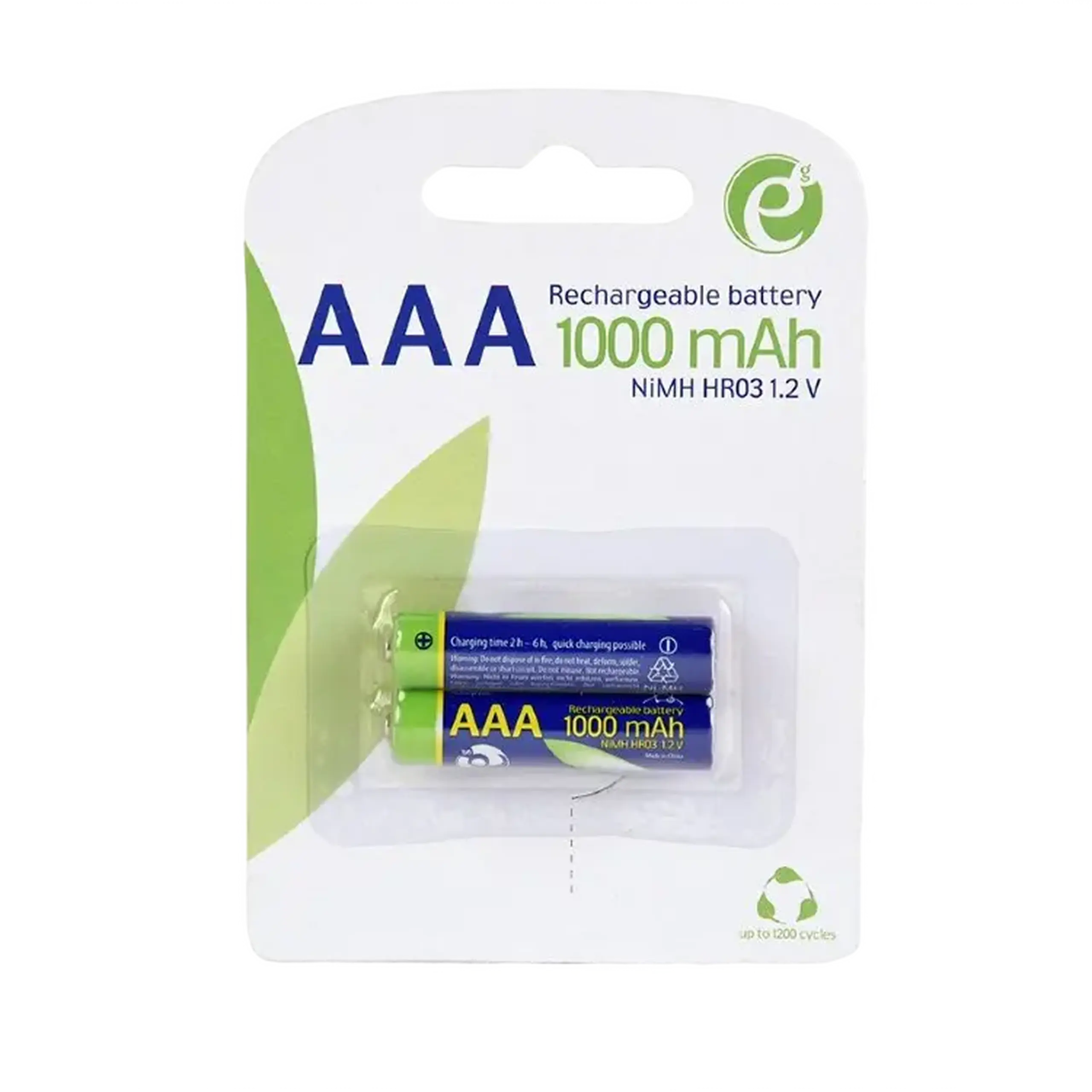 Acumulatori Energenie EG-BA-AAA10-01, AAA, 1000mAh, 2buc.