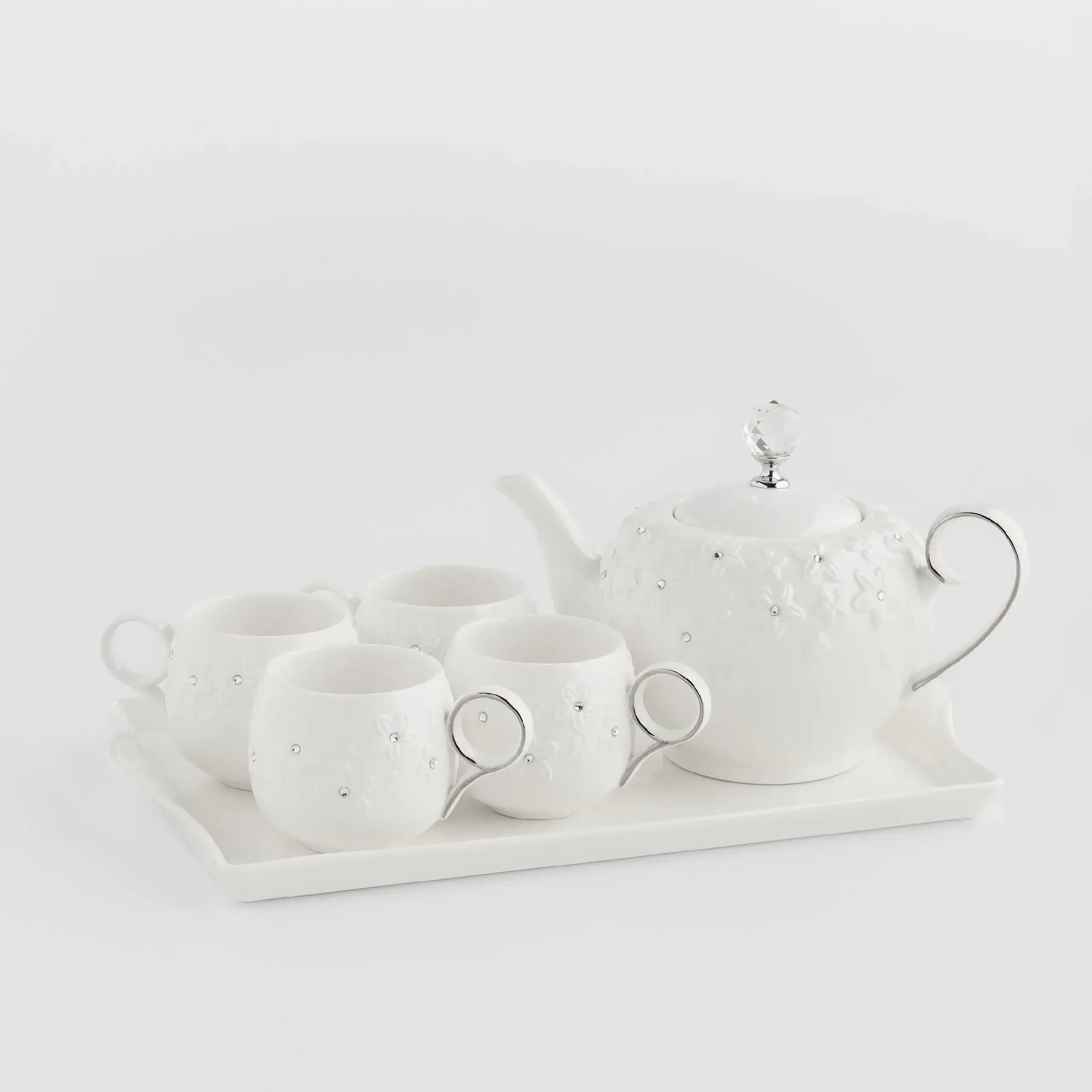 Set ceainic cu 4 căni GLAMMOR