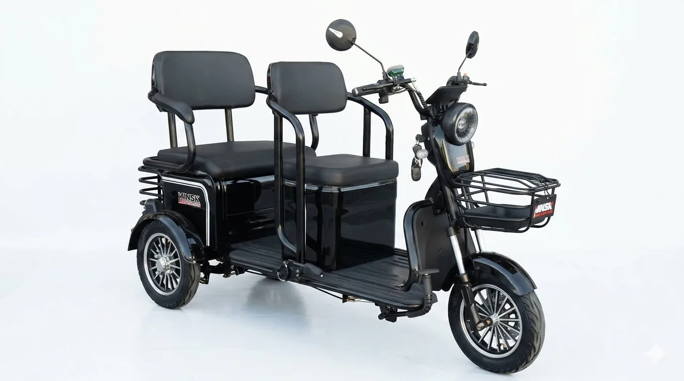 Tricicletă electrică MINSK ELECTRO, 2 locuri, 1500W