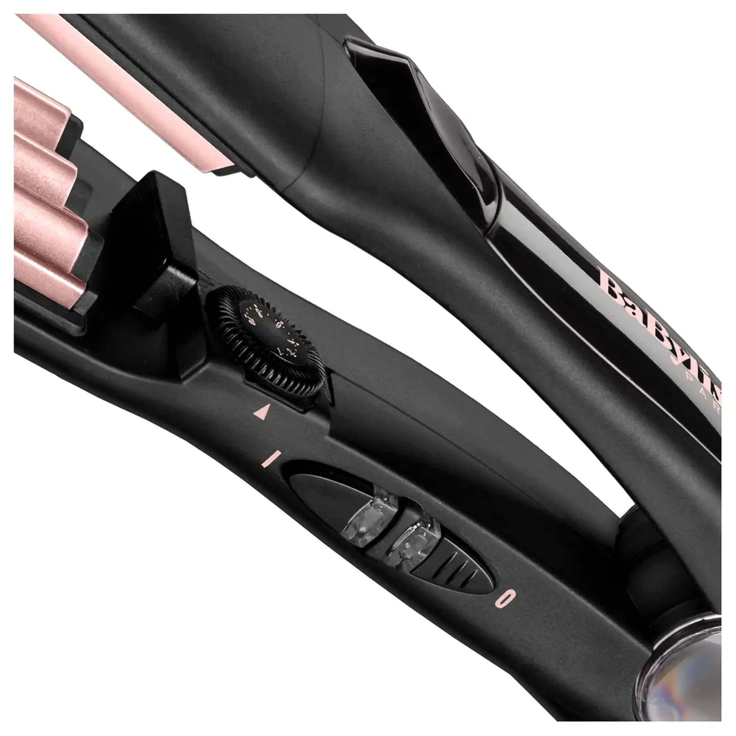 Ondulator de păr BaByliss The Crimper 2165CE, Negru