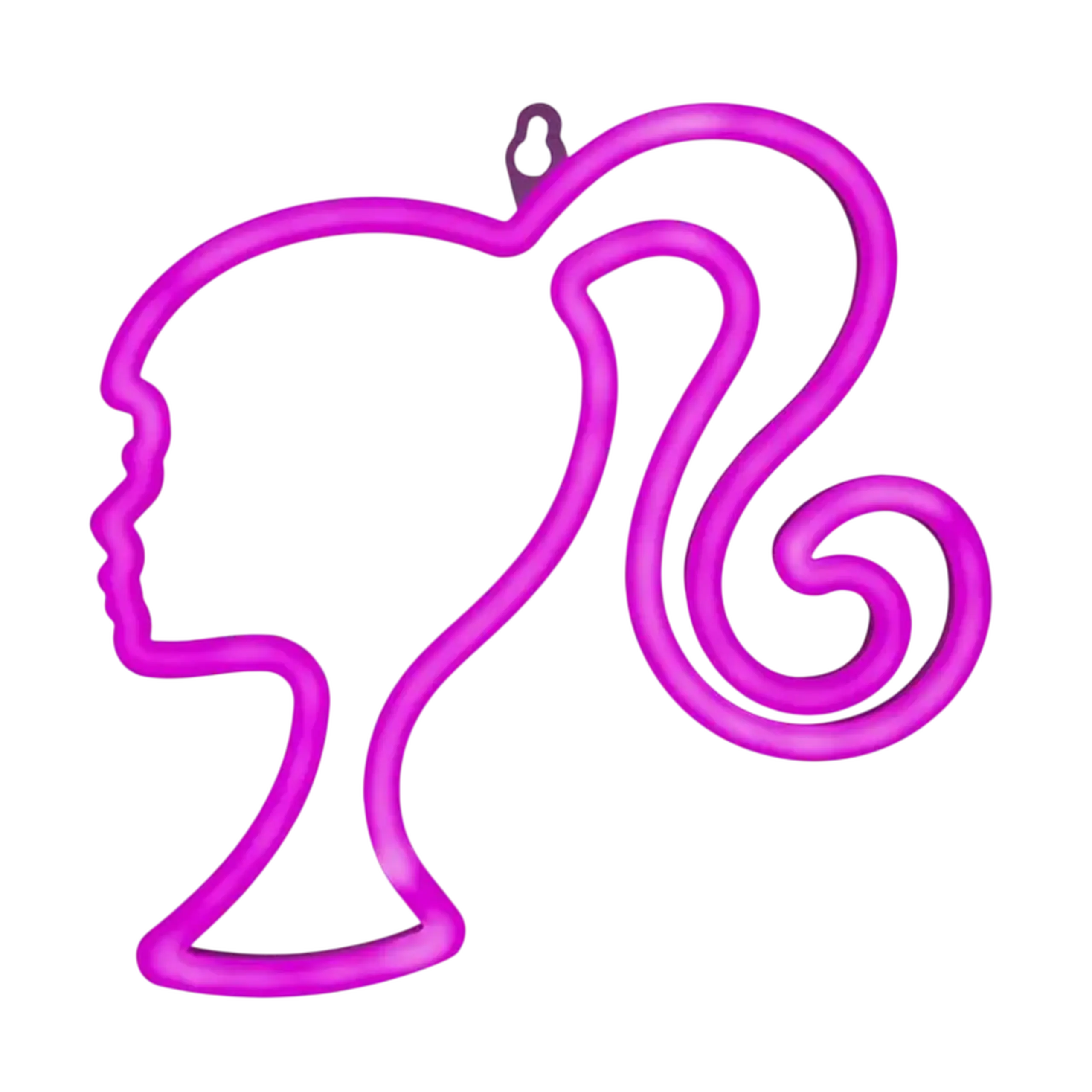 Lampă de noapte Paladone Barbie Wall Mountable LED Neon Light, Roz