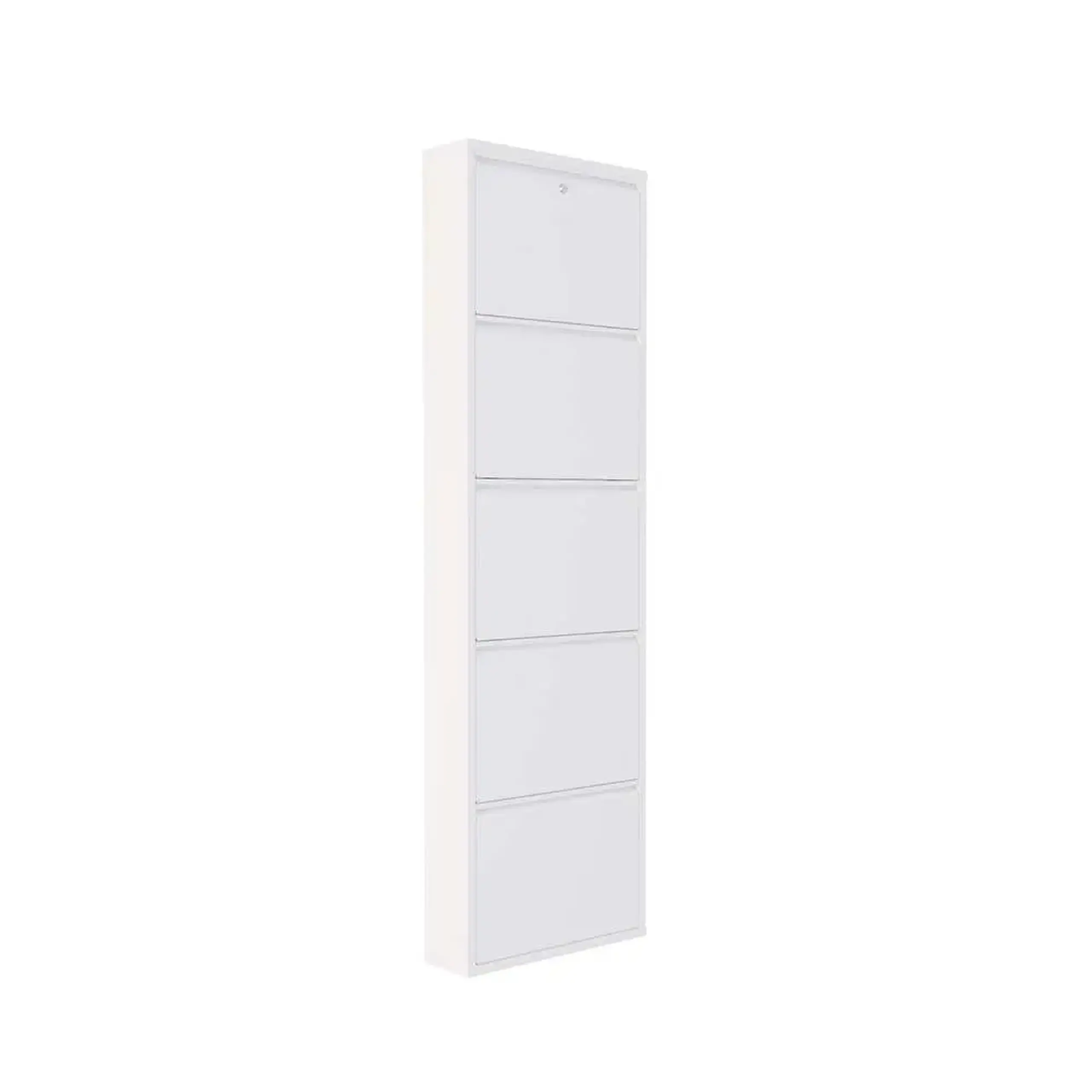Pantofar, Locking 5 Piece Metal - White, 50 x 169 x 15 cm