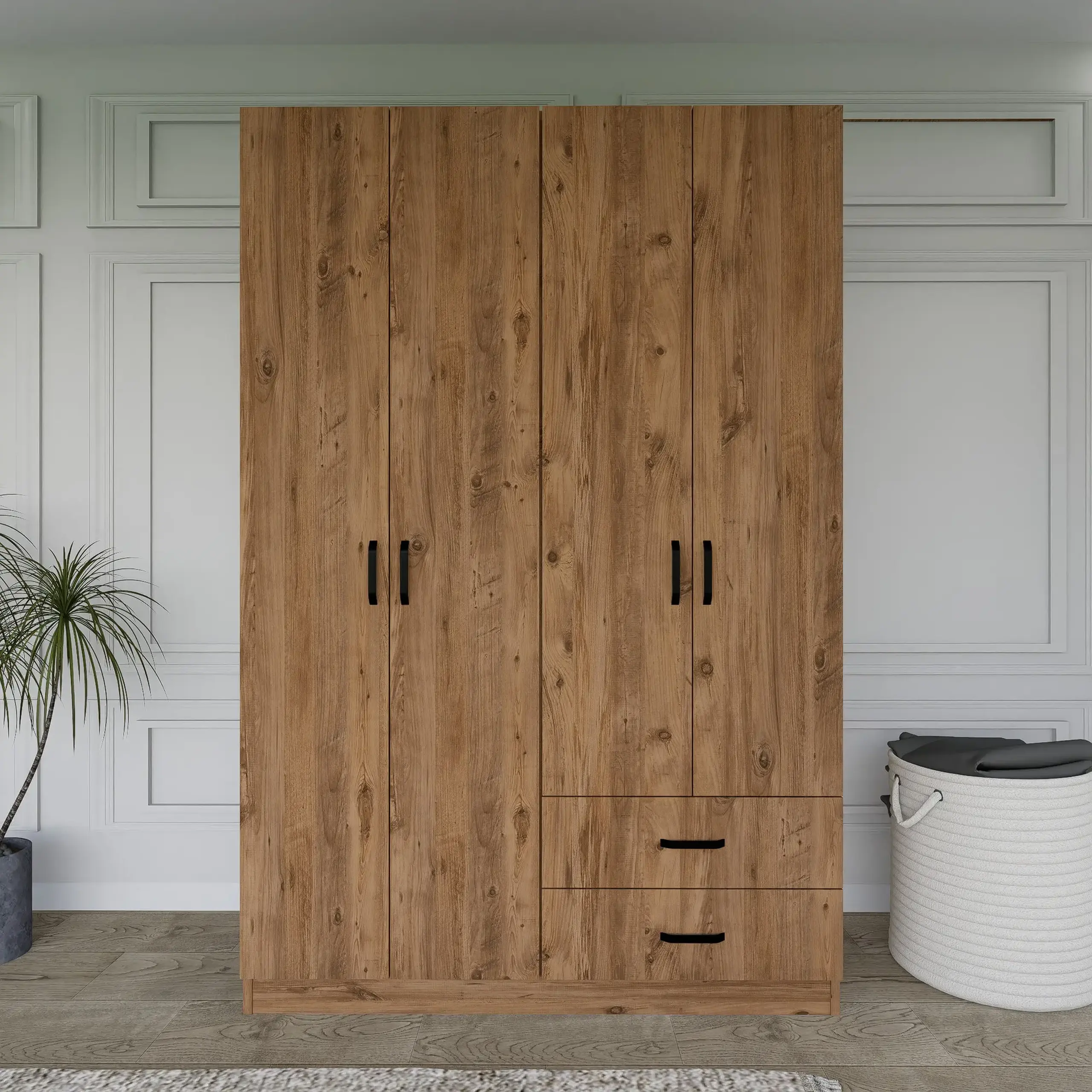 Dulap, Yaman 1600-028 - Pine, 120 x 180 x 45 cm