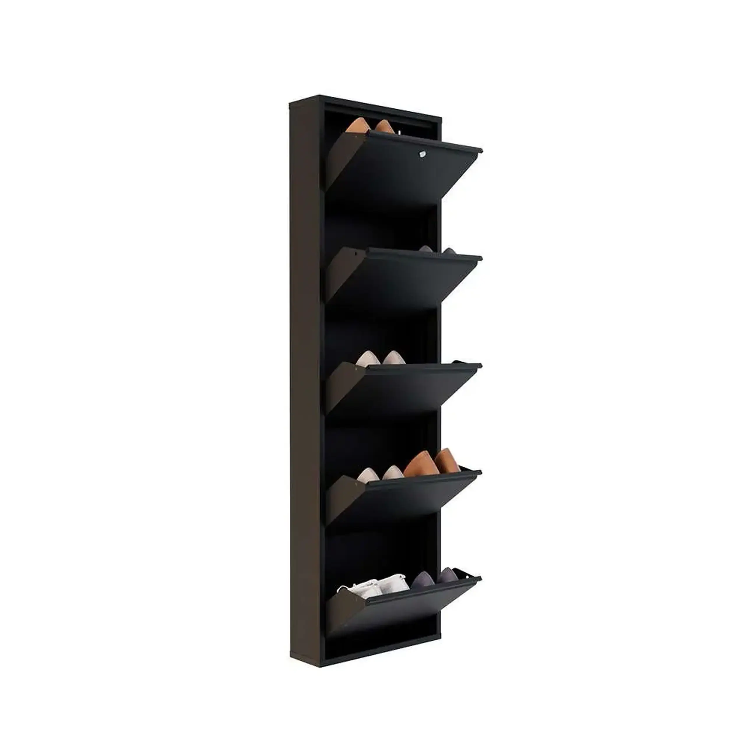Pantofar, Locking 5 Piece Metal - Black, 50 x 169 x 15 cm