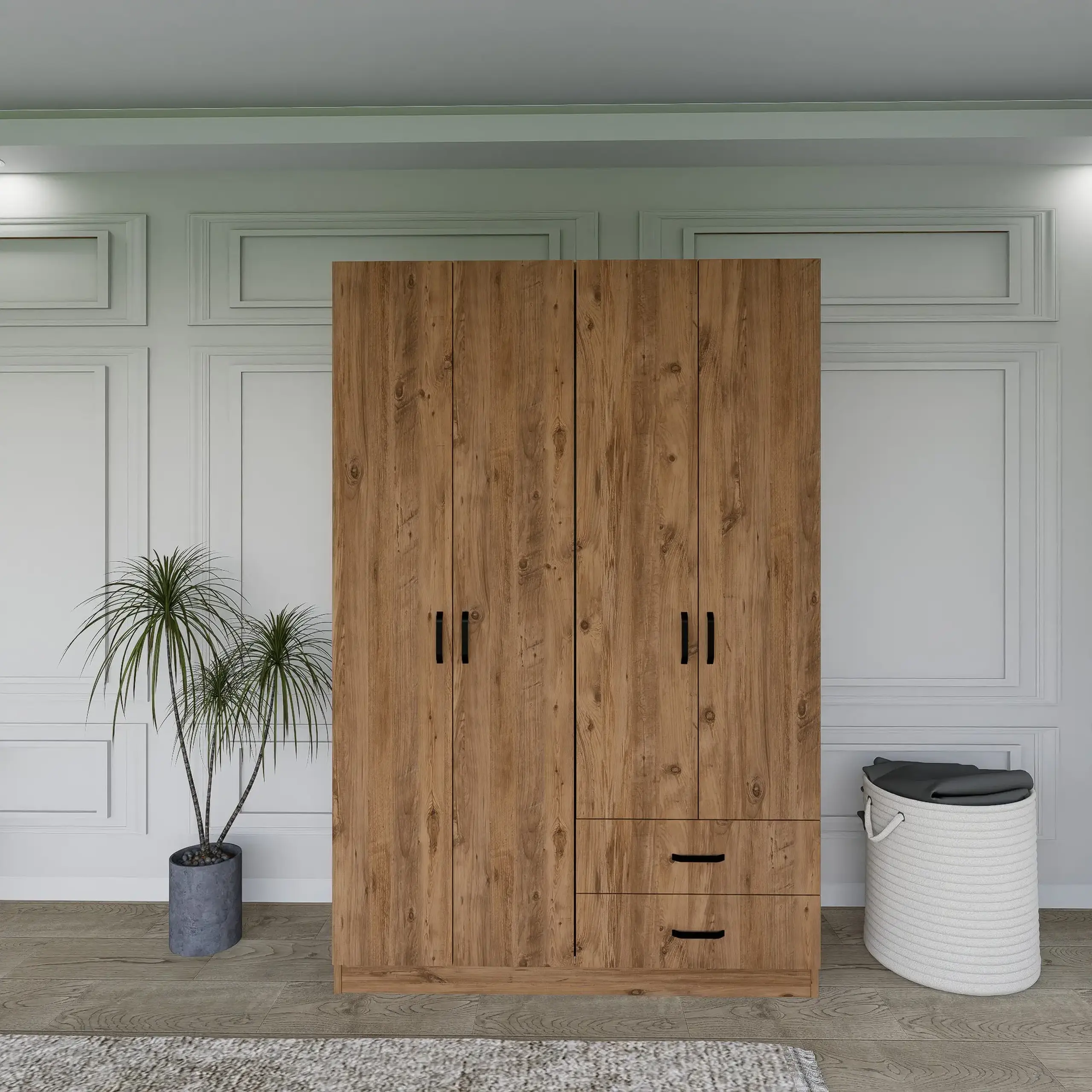 Dulap, Yaman 1600-028 - Pine, 120 x 180 x 45 cm