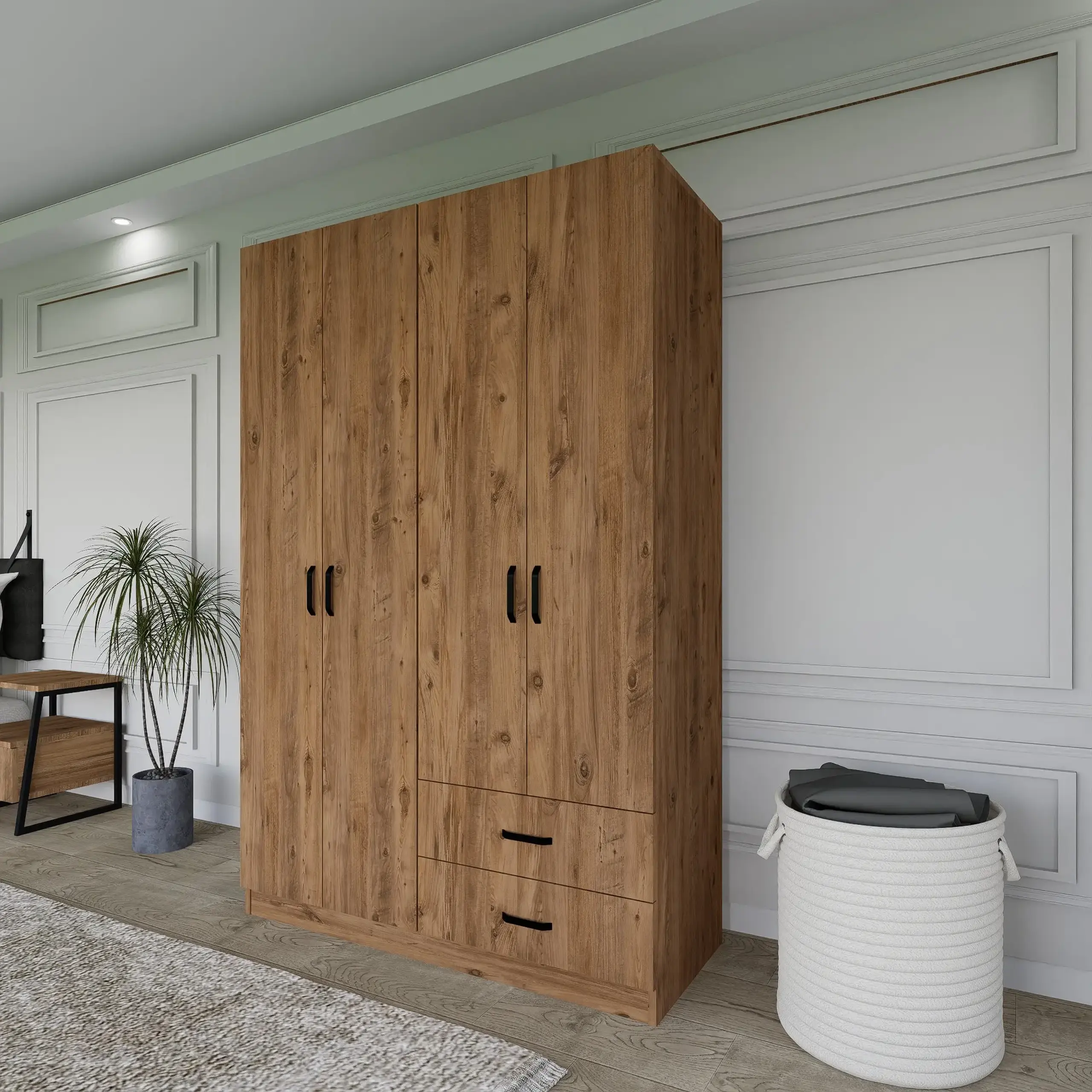 Dulap, Yaman 1600-028 - Pine, 120 x 180 x 45 cm