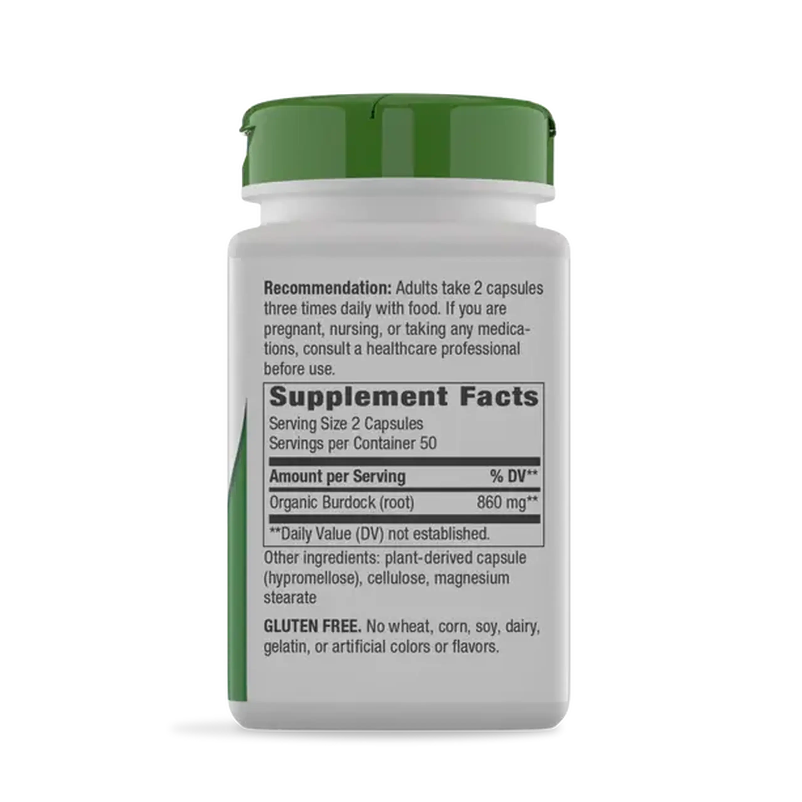 Nature's Way, Burdock Root, 100 vcaps